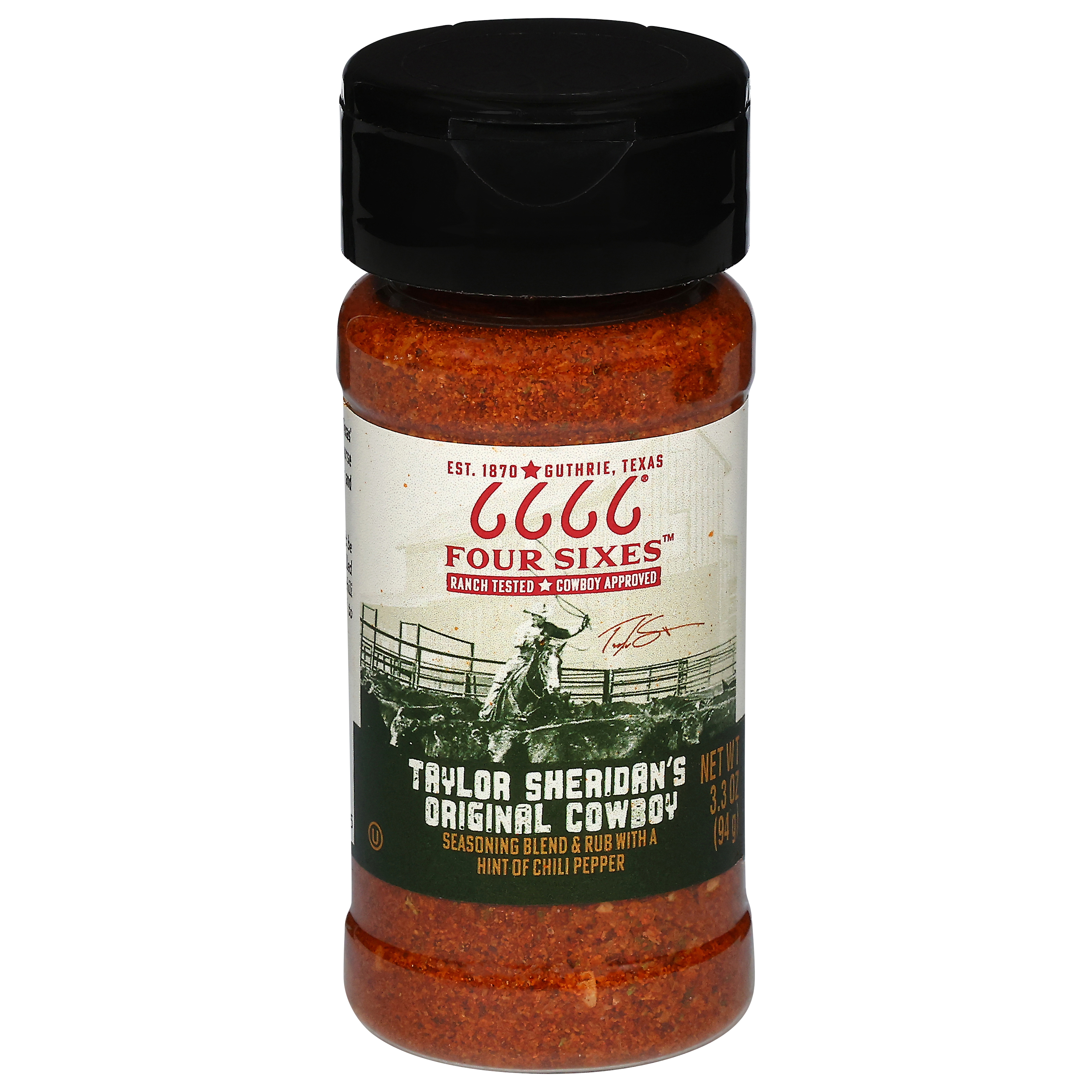 Four Sixes Taylor Sheridan's Original Cowboy Seasoning Blend & Rub with a Hint of Chili Pepper