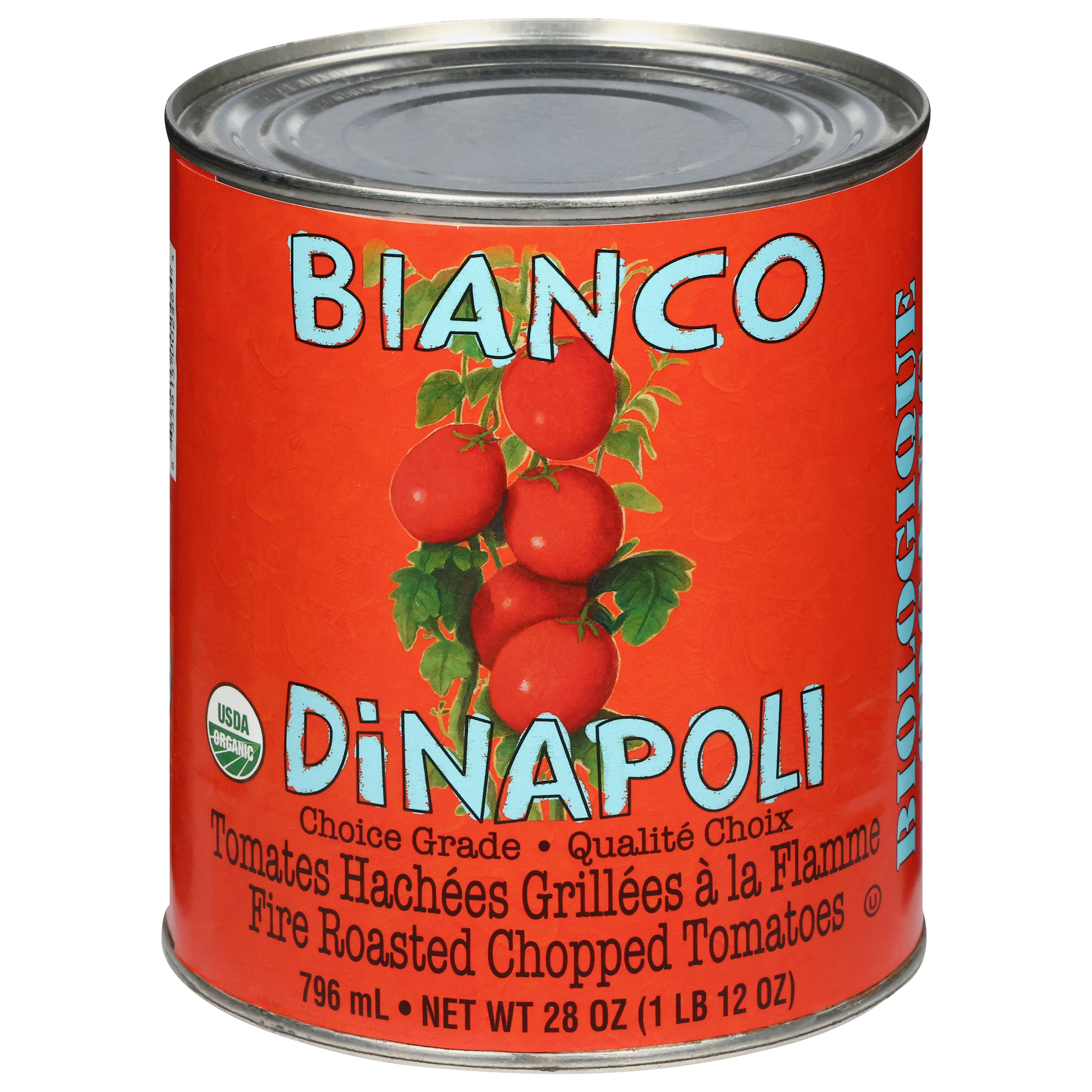 Bianco Dinapoli Fire Roasted Chopped Tomatoes