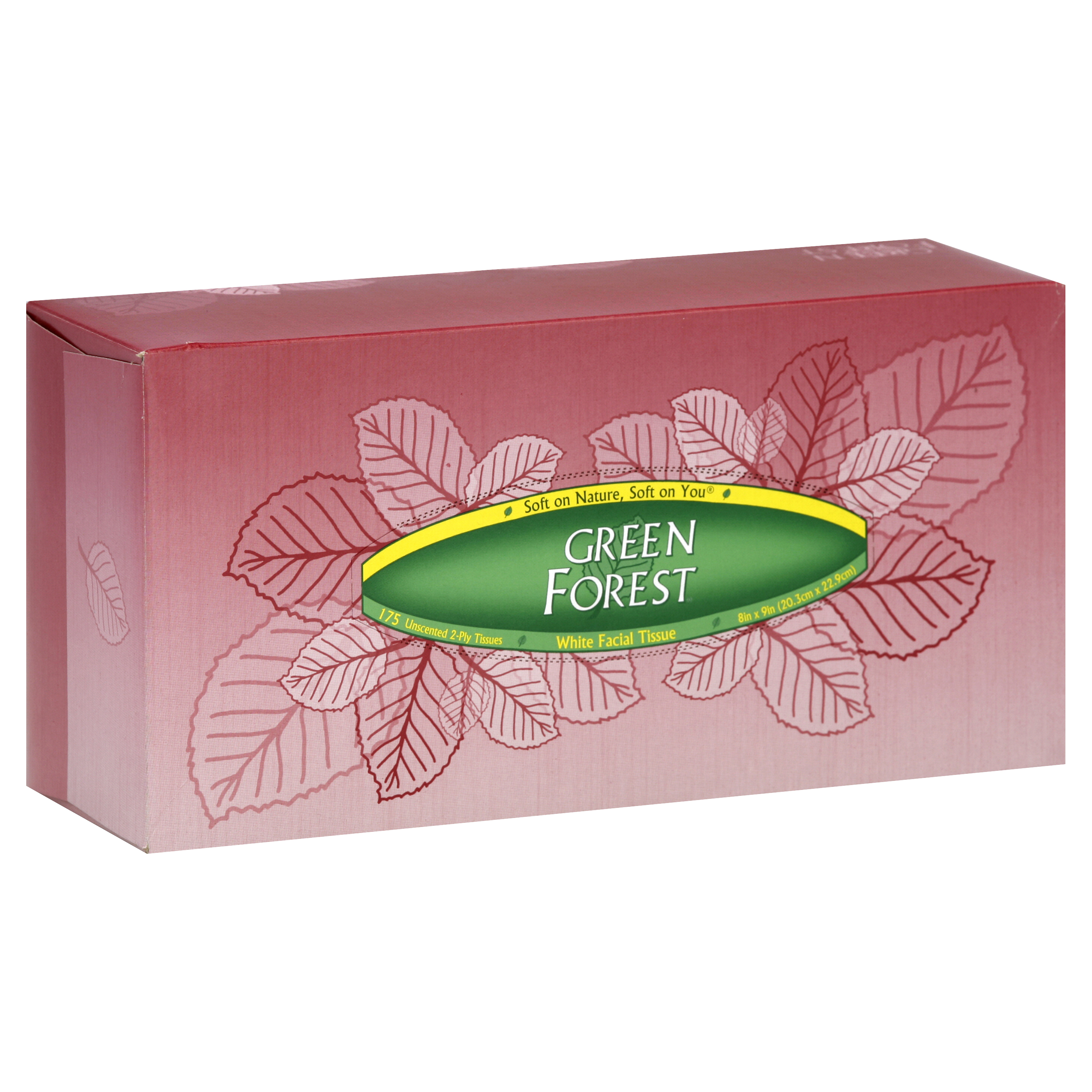 Green Forest Facial Tissue
