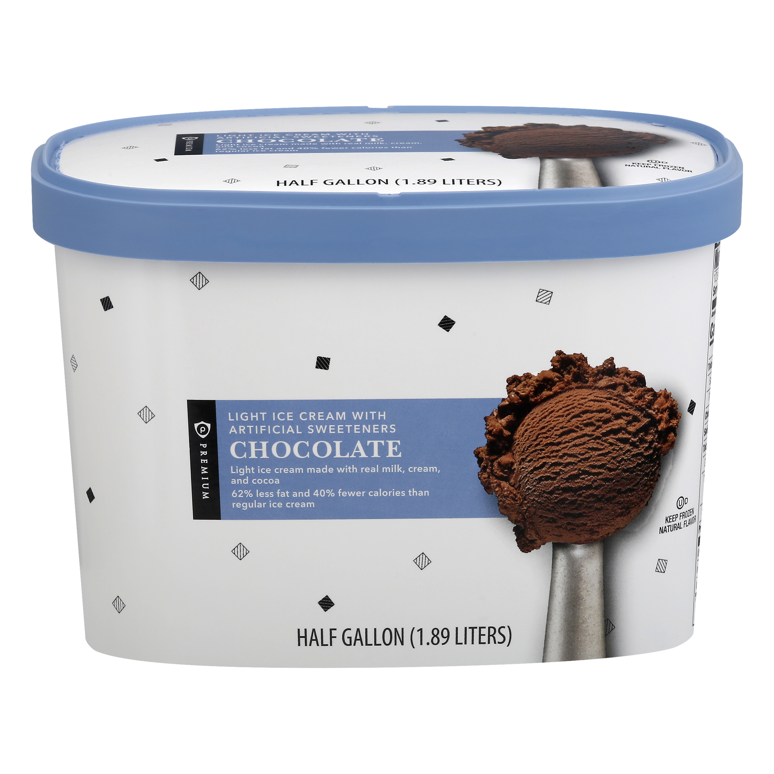 Publix Premium Chocolate Ice Cream 05 Gl Carton 9424