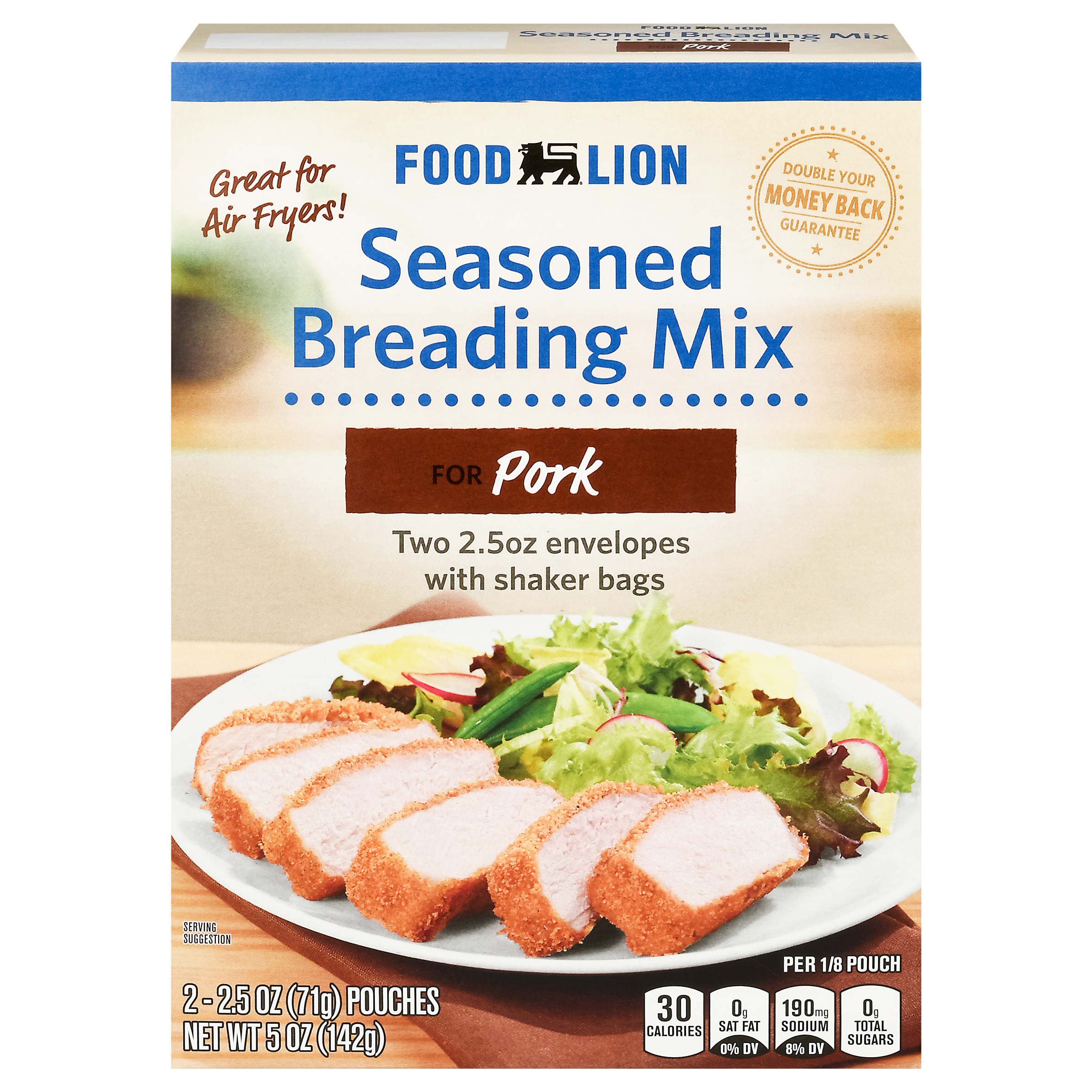 Food Lion Seasoned Breading Mix for Pork 2 2.5 oz Pouches