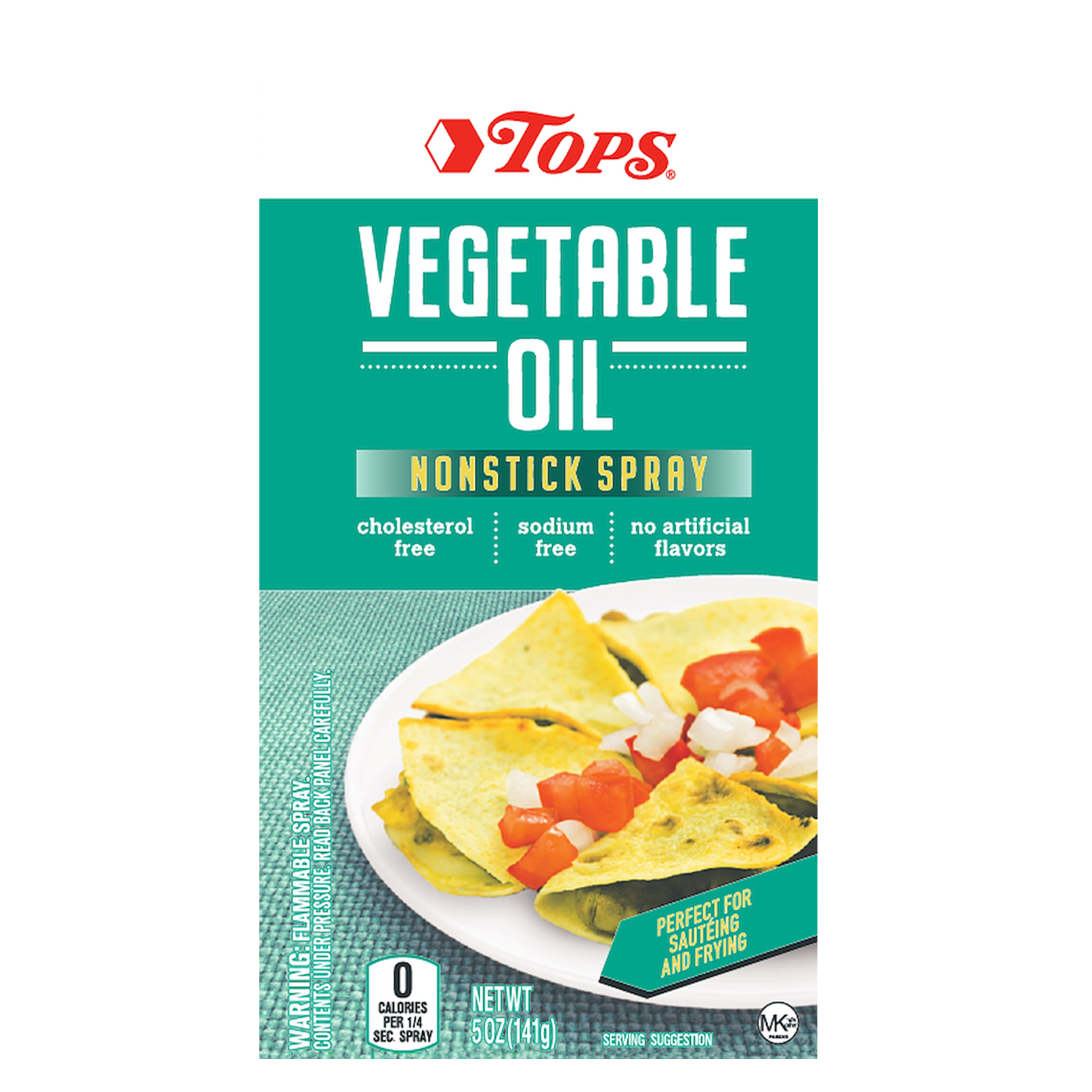 Tops Vegetable Oil Nonstick Spray 5 oz