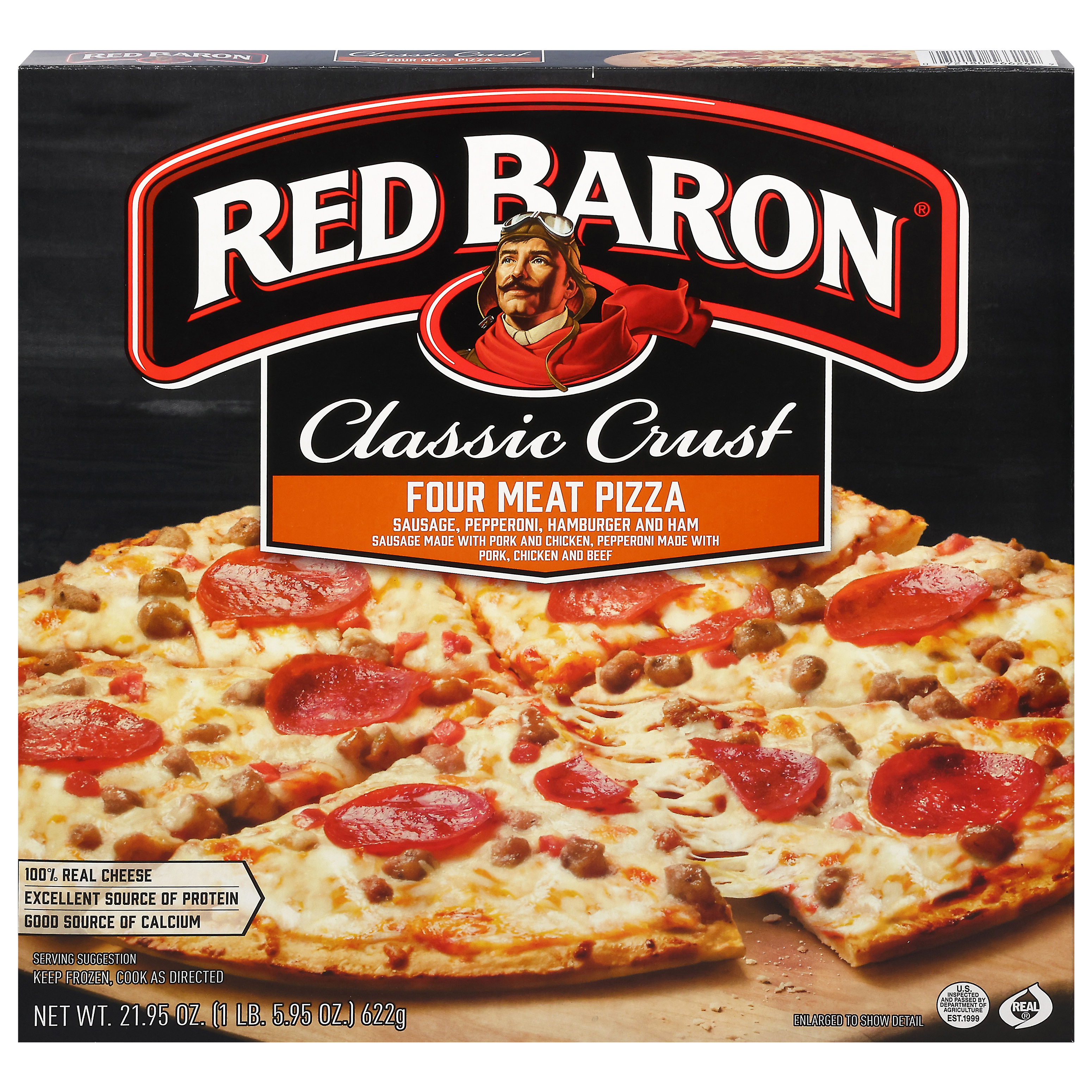 Red Baron Classic Crust Four Meat Pizza 21.95 oz