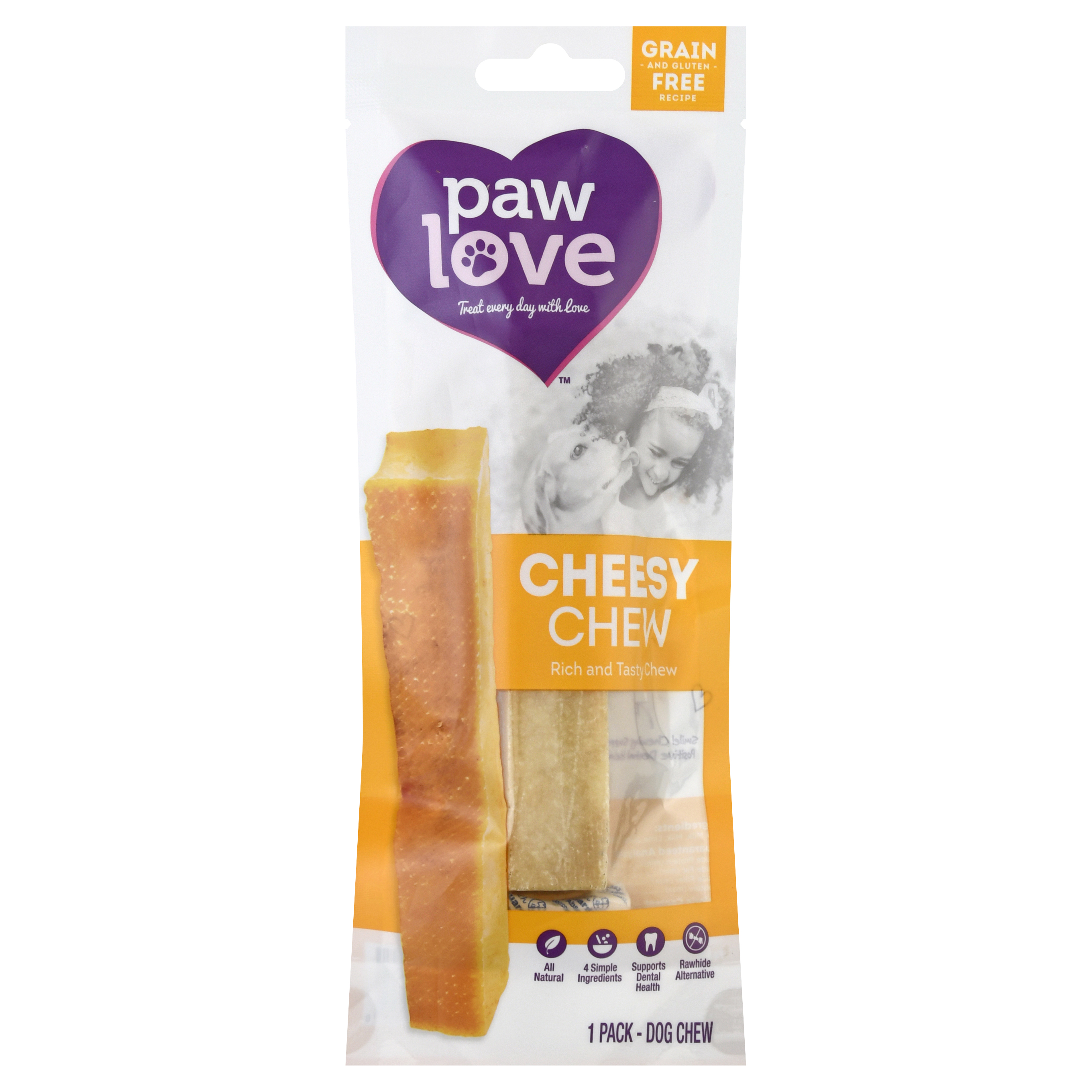 Paw Love 1 Pack Cheesy Dog Chew