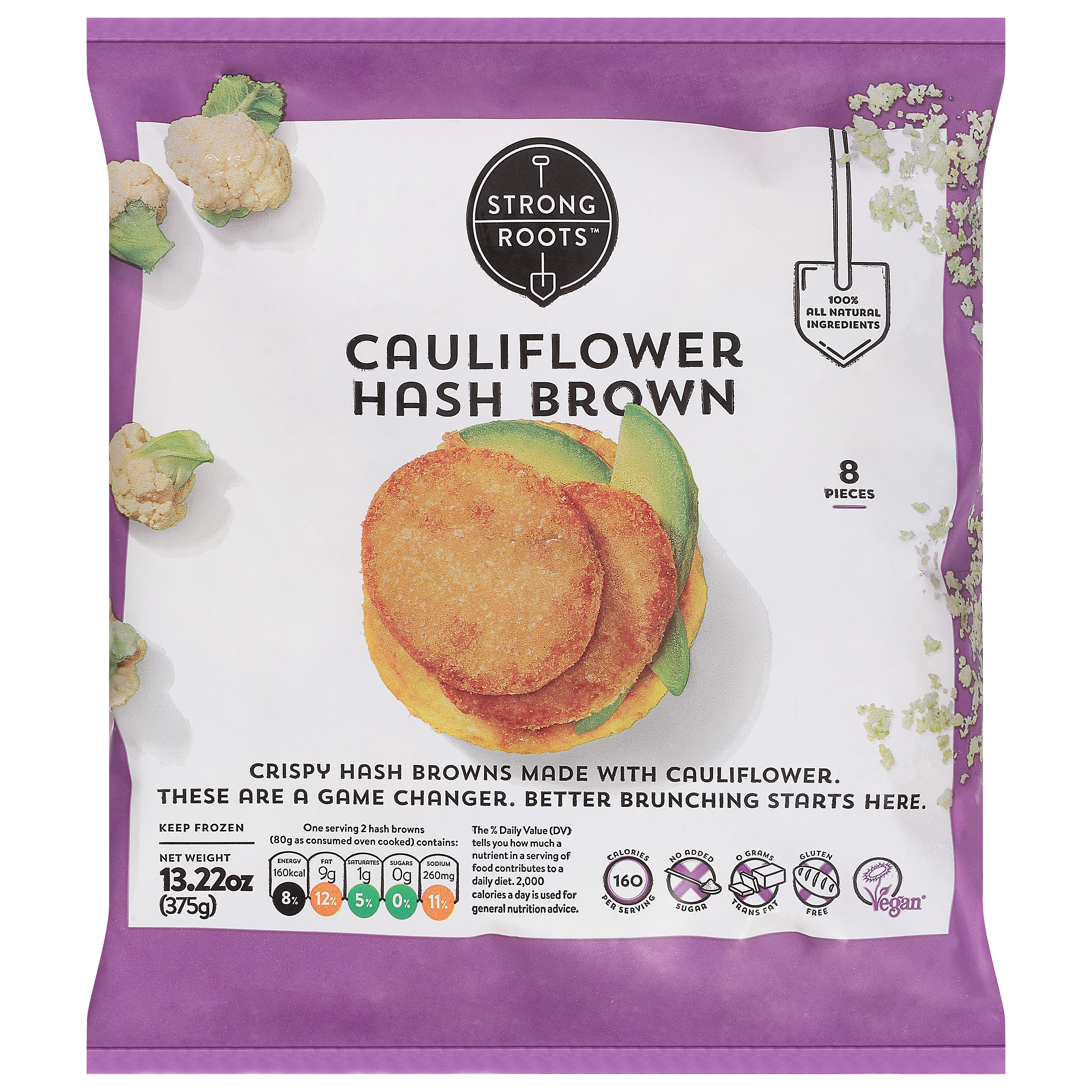 Strong Roots Cauliflower Hash Brown
