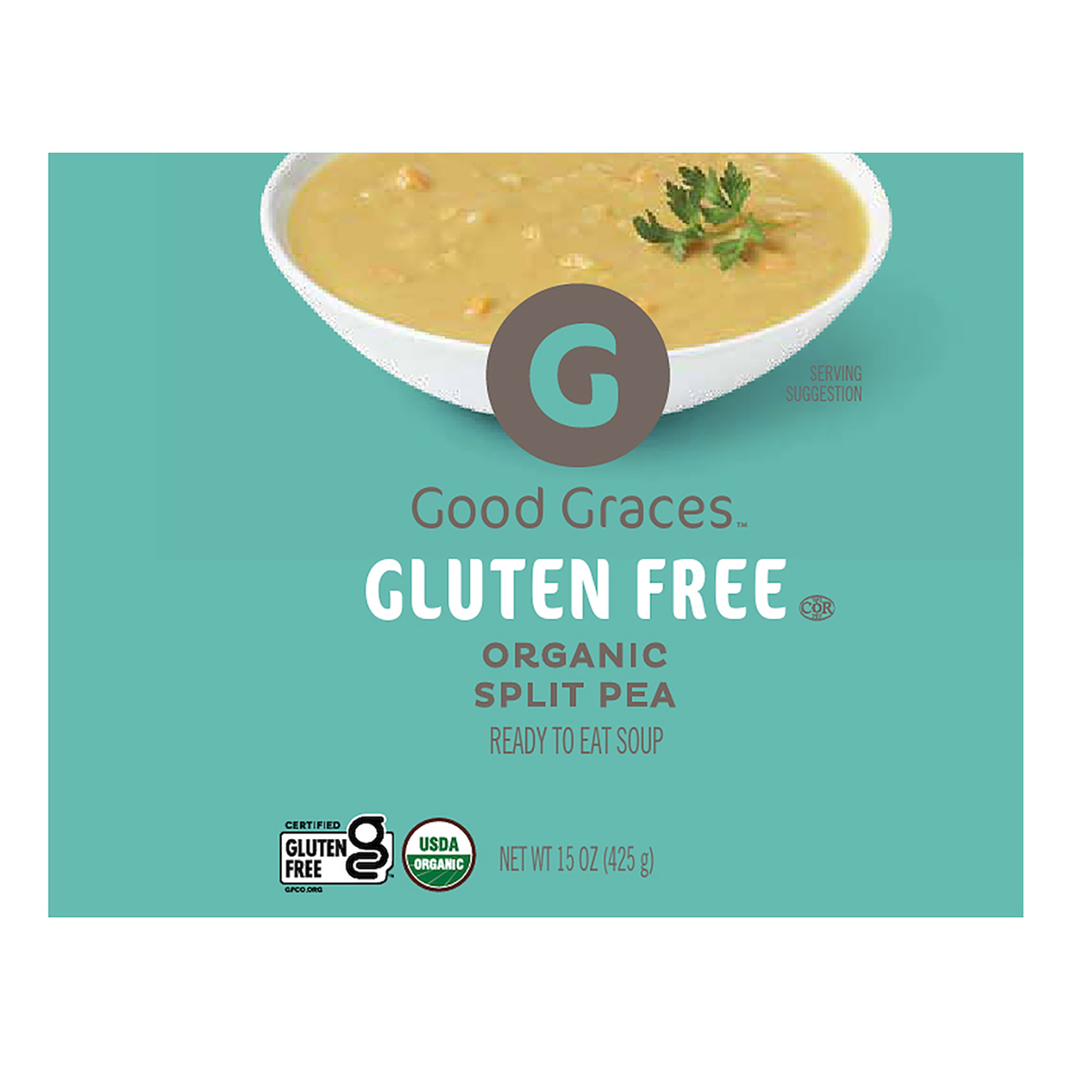 Good Graces Organic Gluten Free Split Pea Soup 15 oz