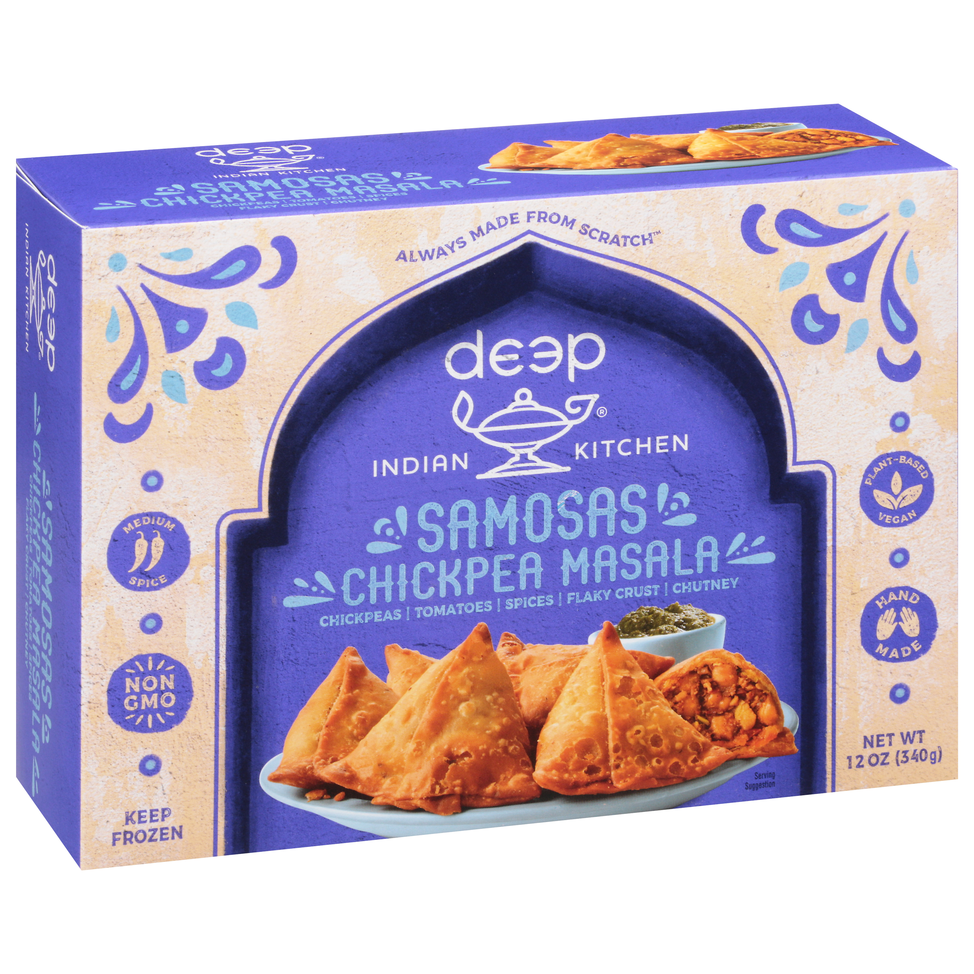 Deep Indian Kitchen Chickpea Masala Samosas