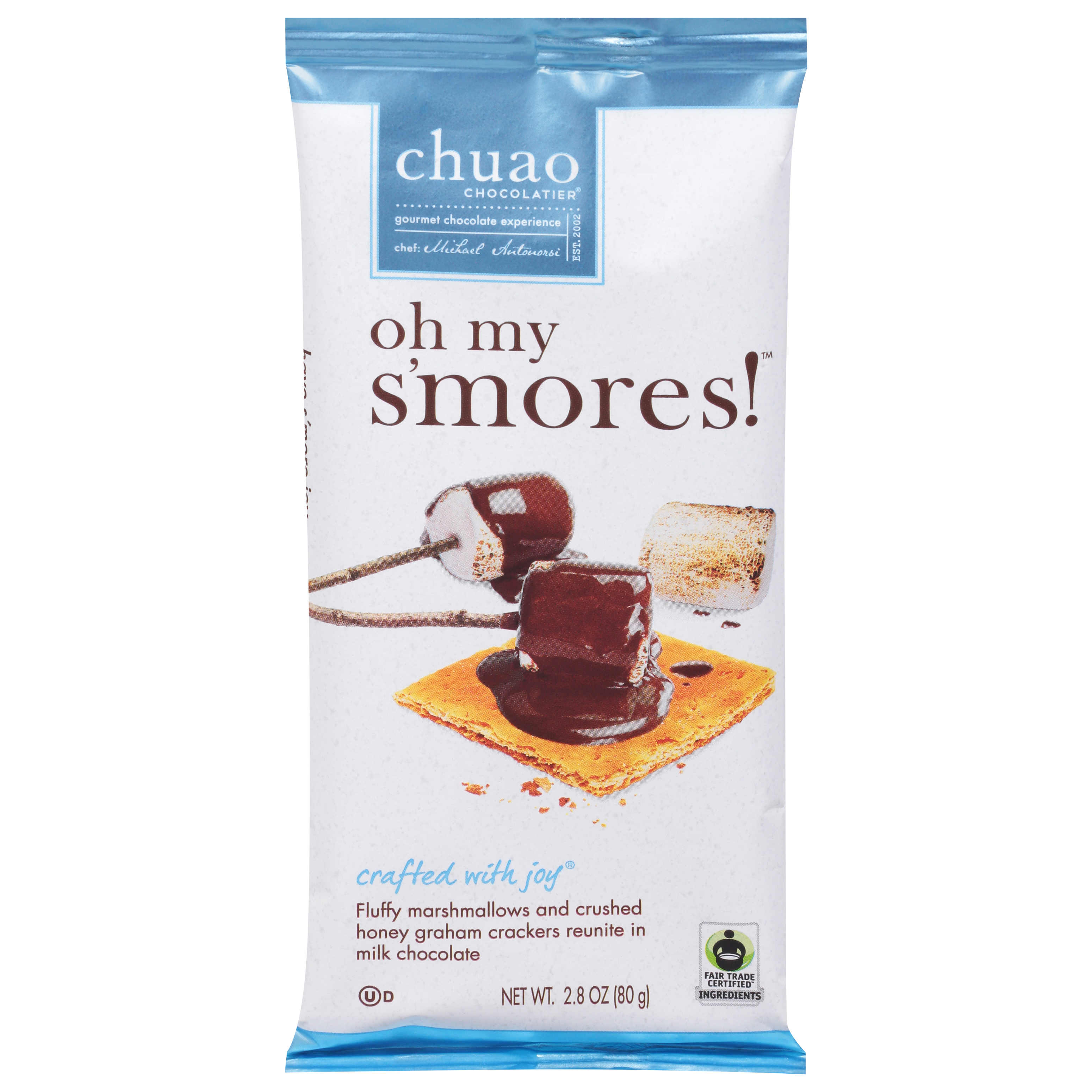 Chuao Chocolatier Oh My S'Mores! Milk Chocolate Bar