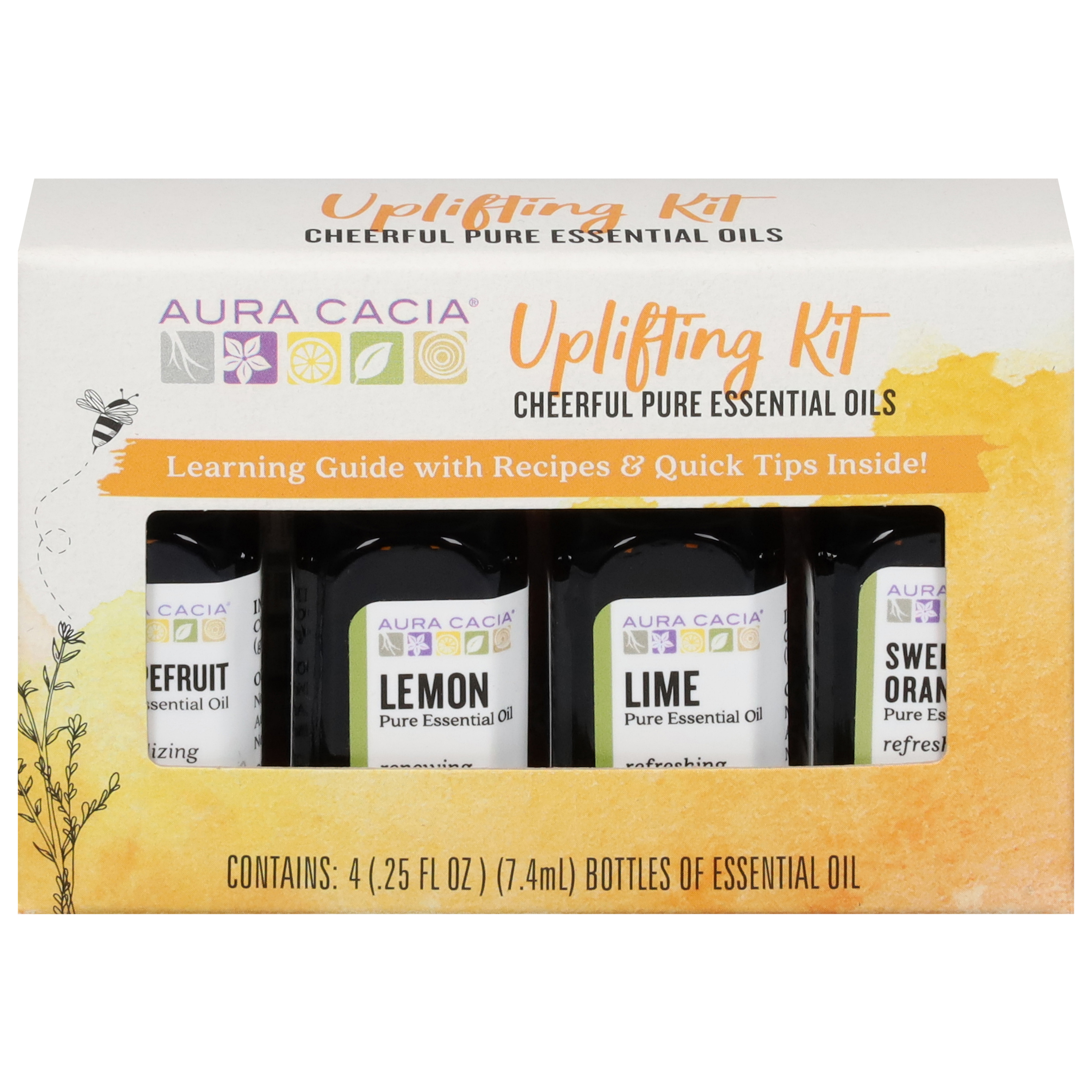 Aura Cacia Uplifting Kit Essential Oils Bottle