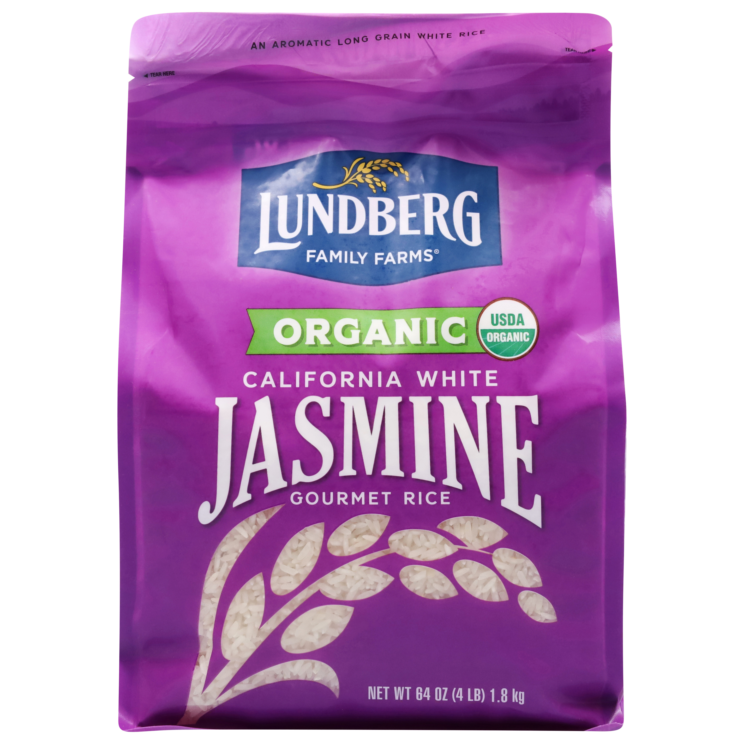 Lundberg Family Farms Organic California White Jasmine Rice