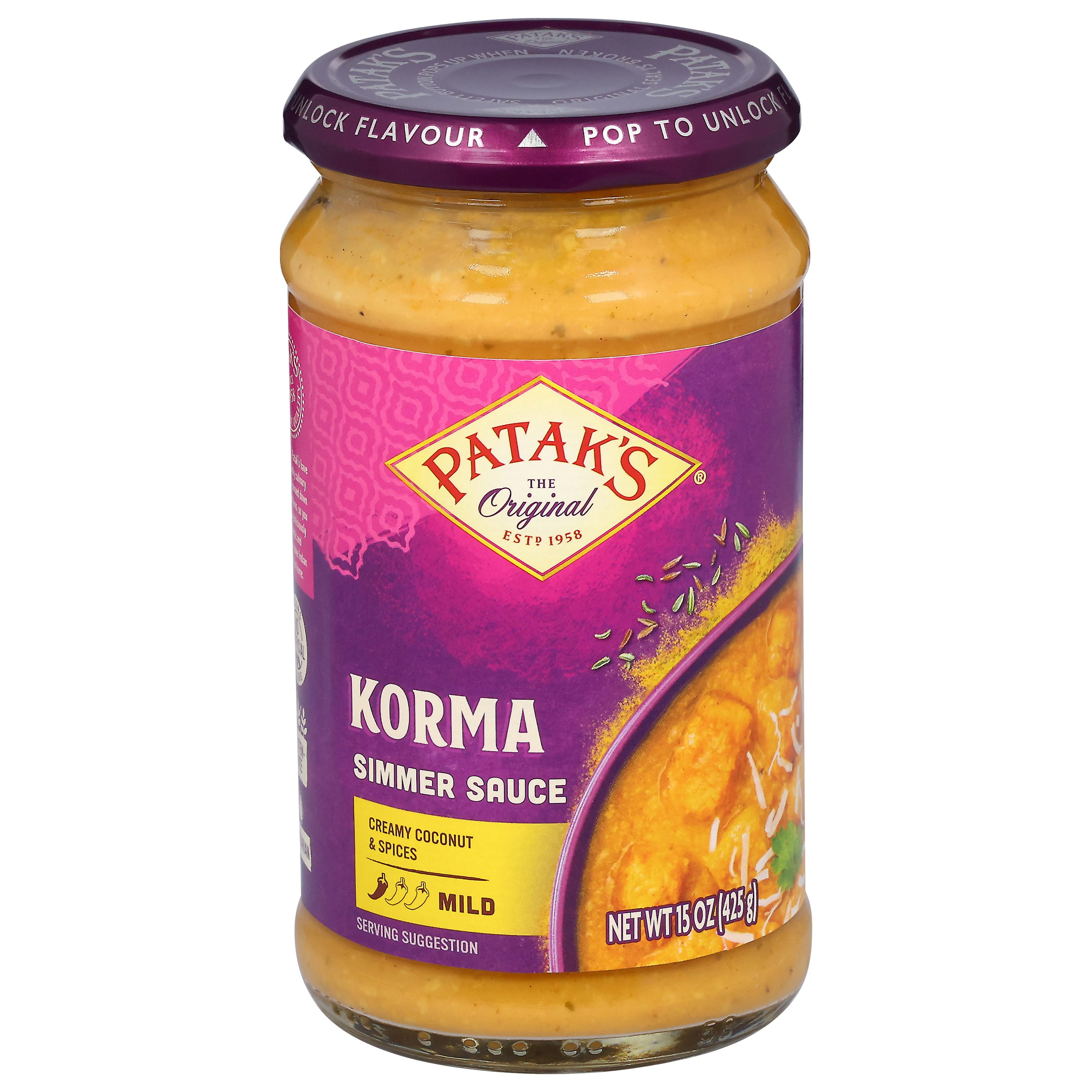 Patak's Mild Korma Simmer Sauce