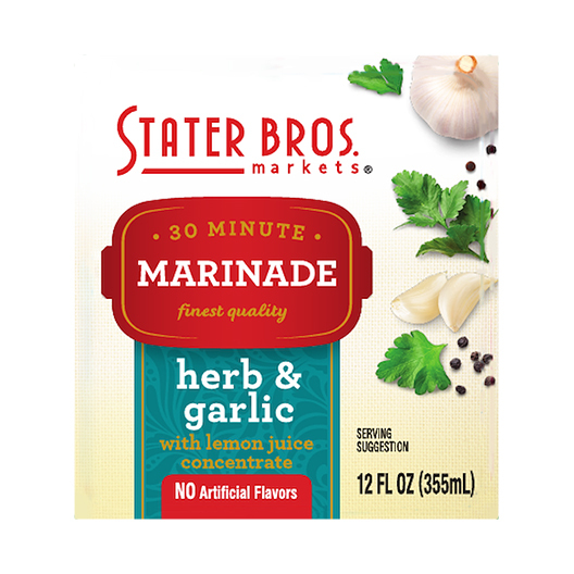 Stater Bros. Markets Herb & Garlic Marinade 12 fl oz