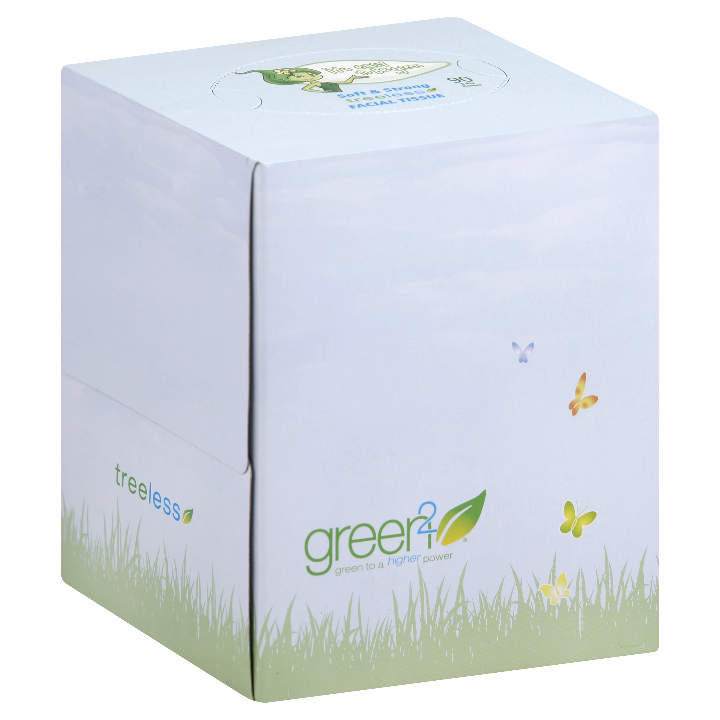 Green2 Facial Tissue