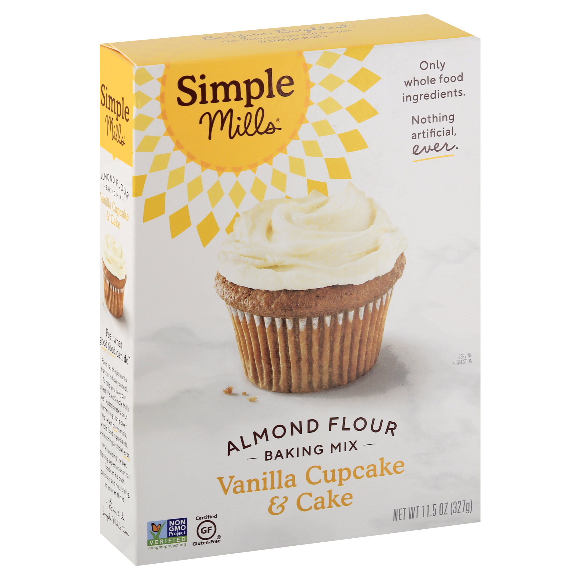 Simple Mills Almond Flour Vanilla Cupcake & Cake Baking Mix