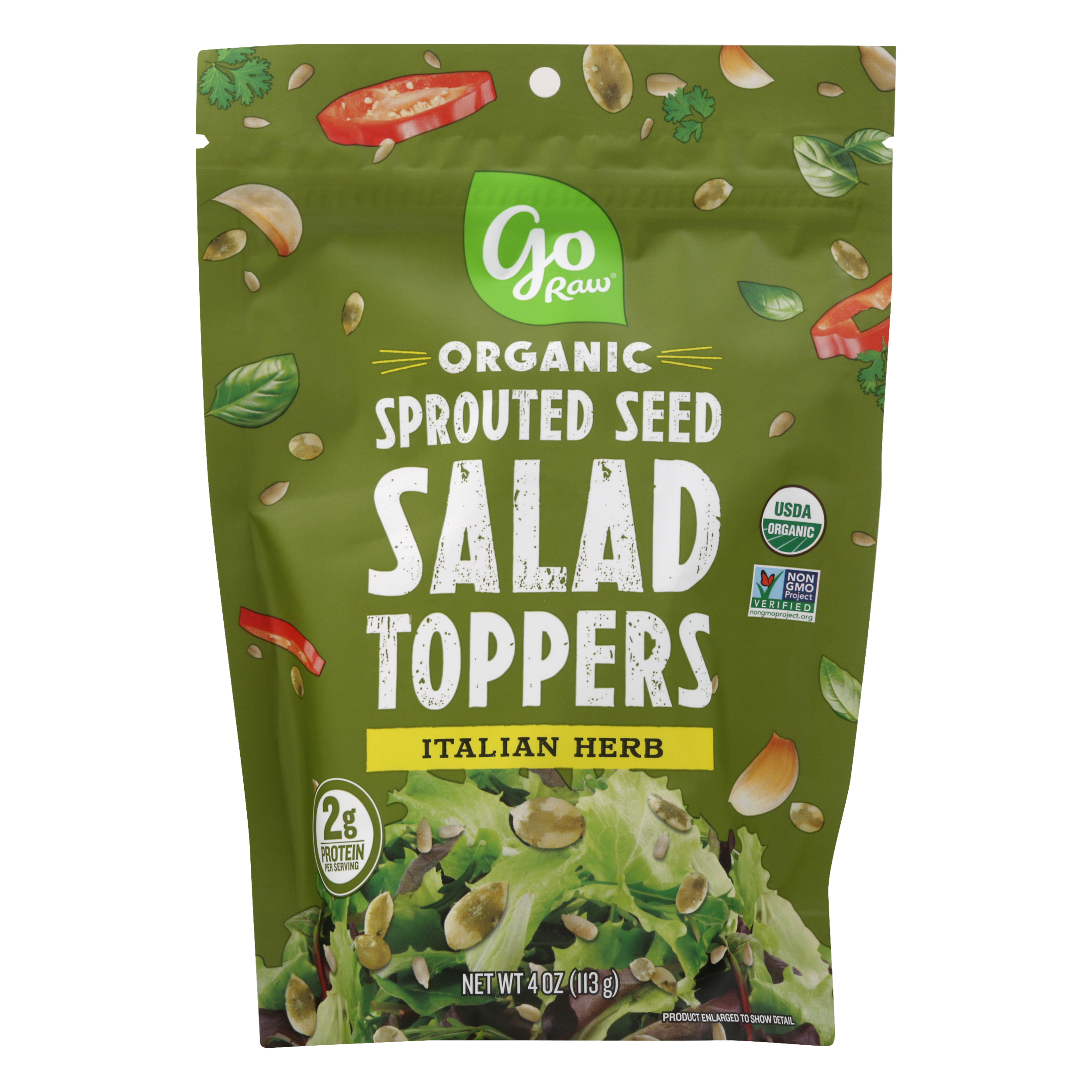 Go Raw Organic Sprouted Seed Italian Herb Salad Toppers