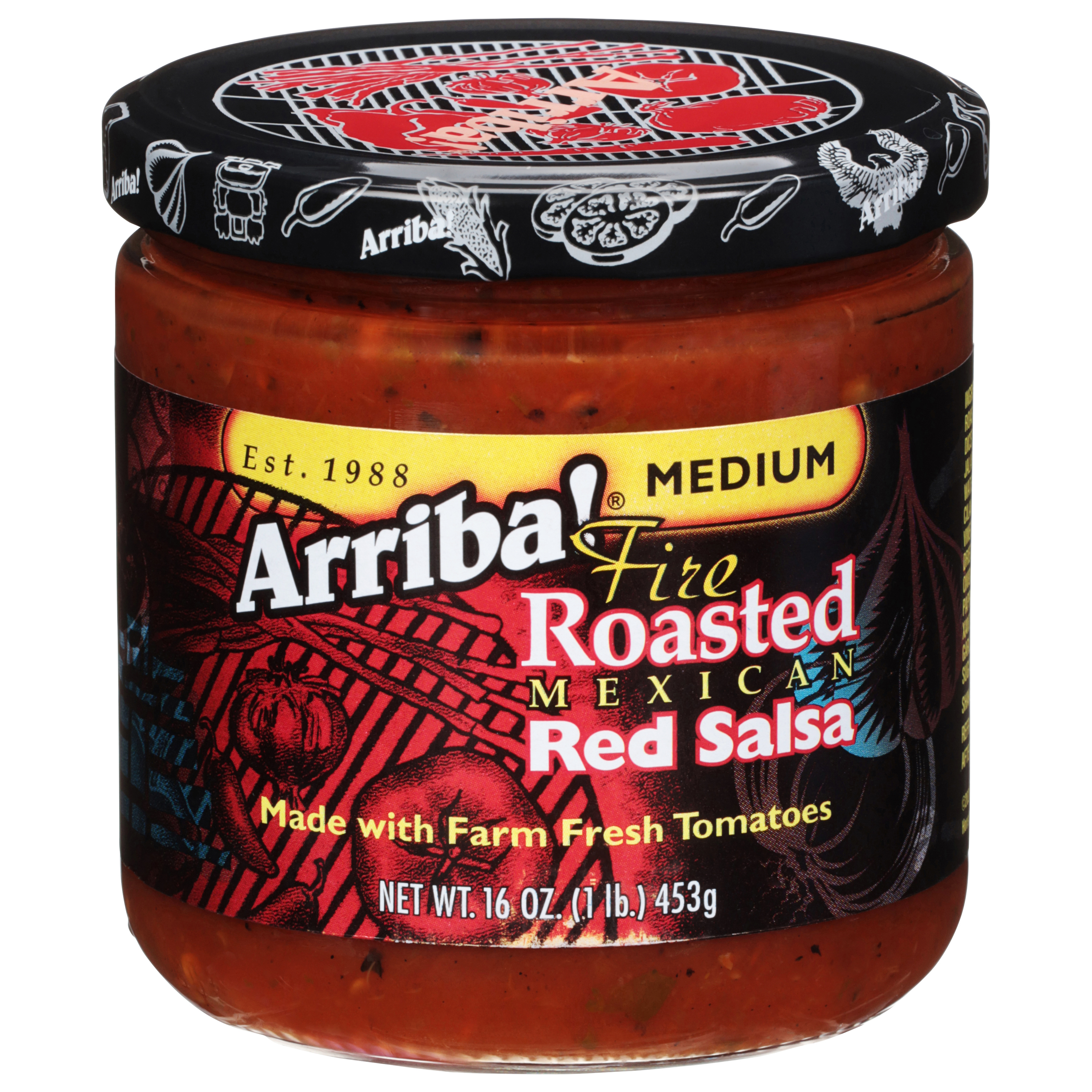 Arriba! Medium Fire Roasted Mexican Red Salsa