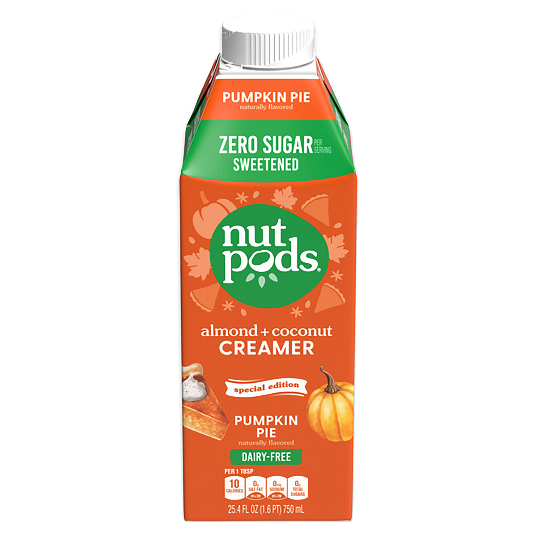 nutpods Pumpkin Pie Sweetened creamer
