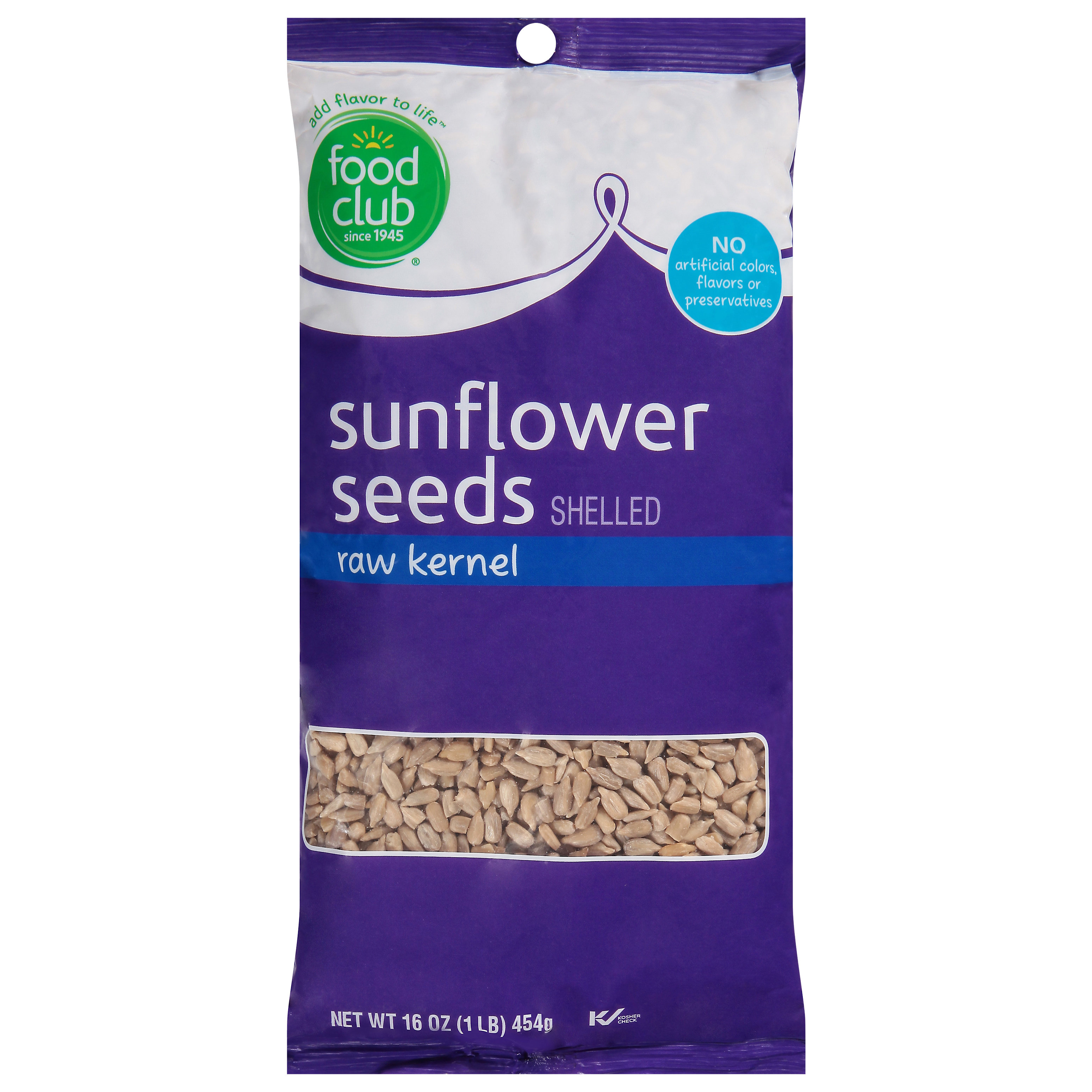 Food Club Raw Kernel Shelled Sunflower Seeds 16 ea