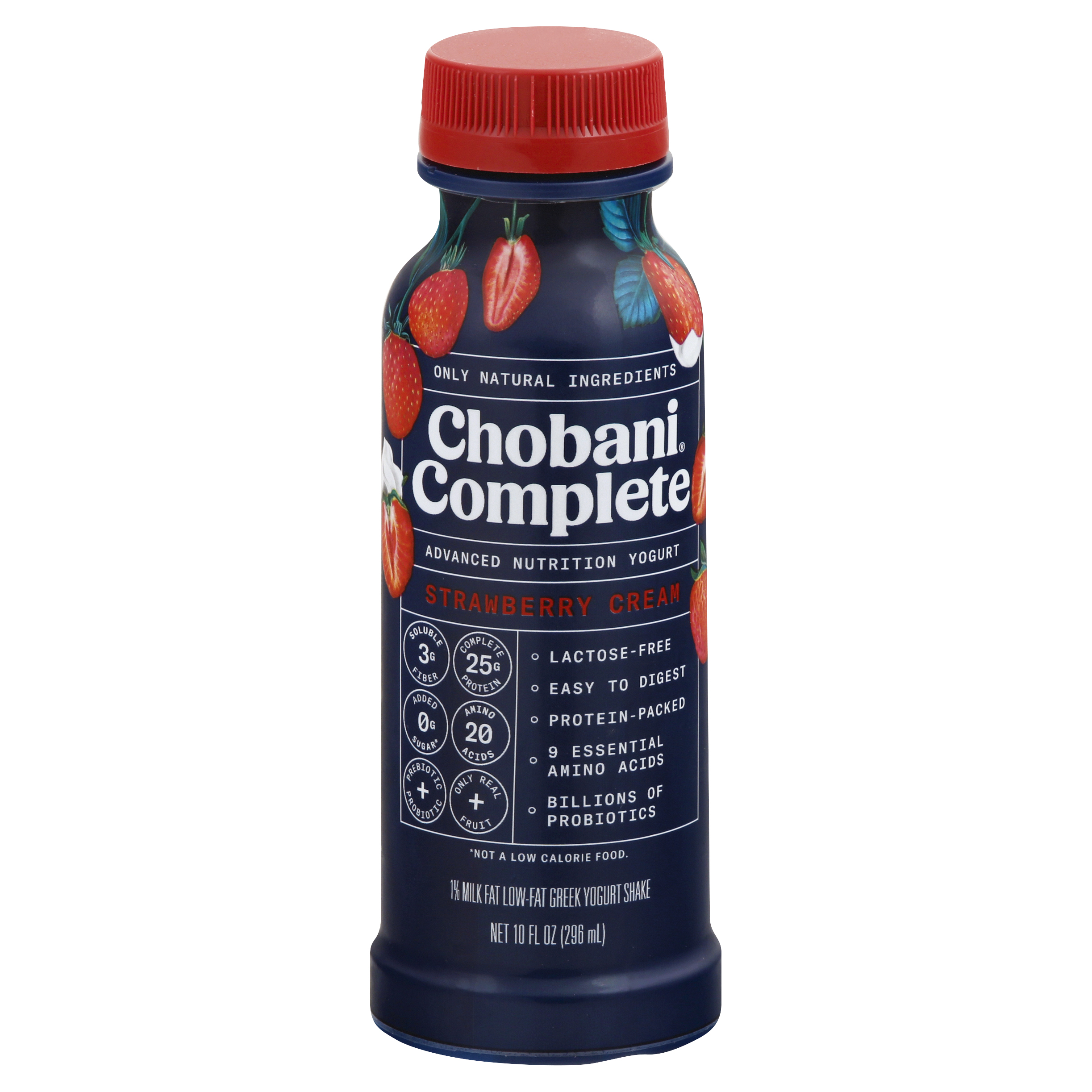 Chobani Complete Low-Fat Greek Strawberry Cream Yogurt Shake