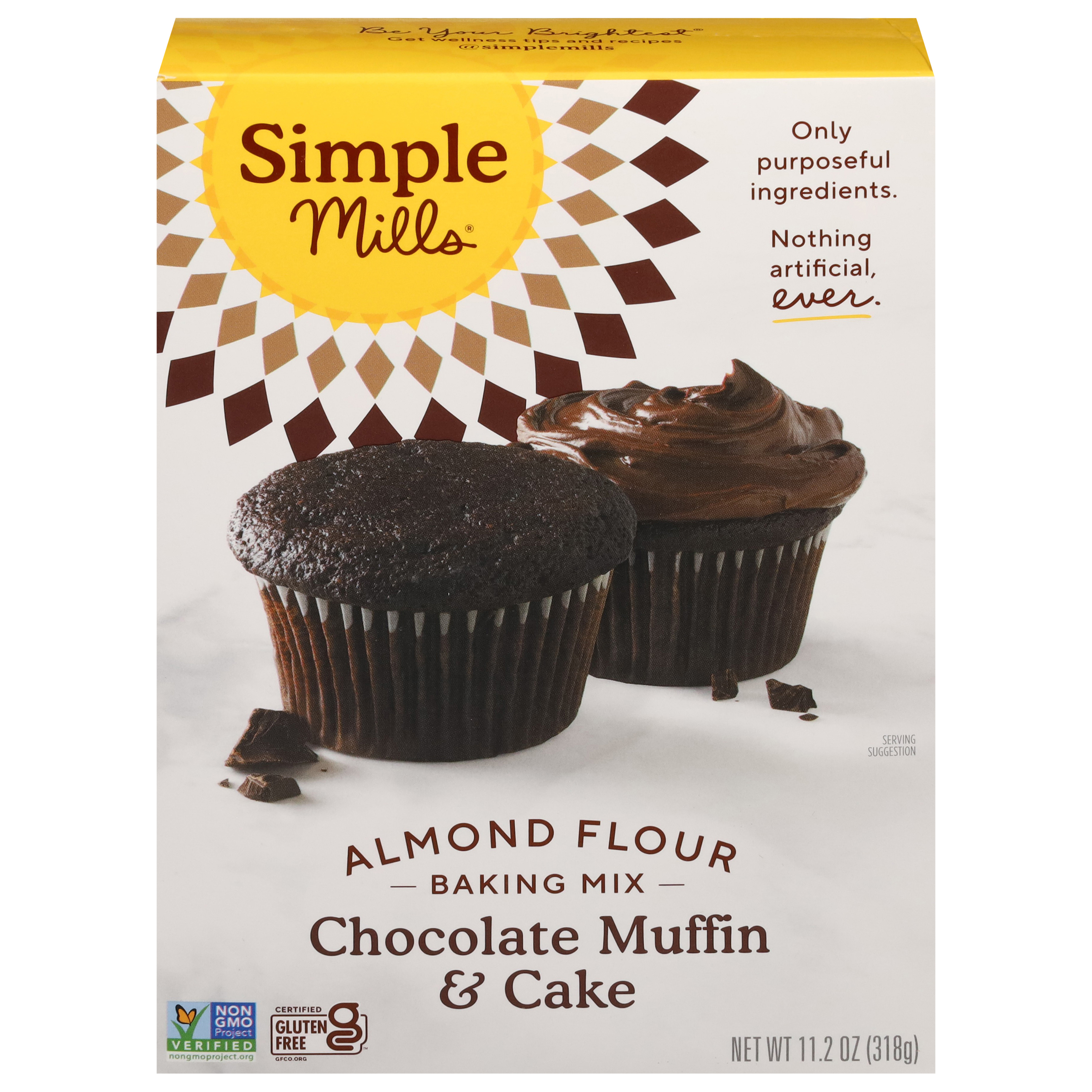 Simple Mills Almond Flour Chocolate Muffin & Cake Baking Mix