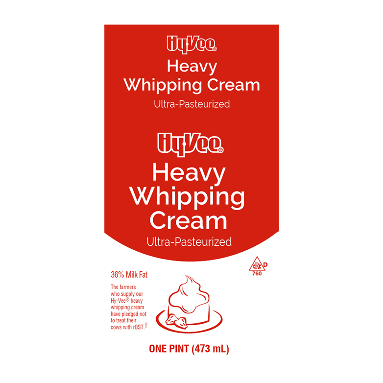 HyVee Heavy Whipping Cream 1 pt