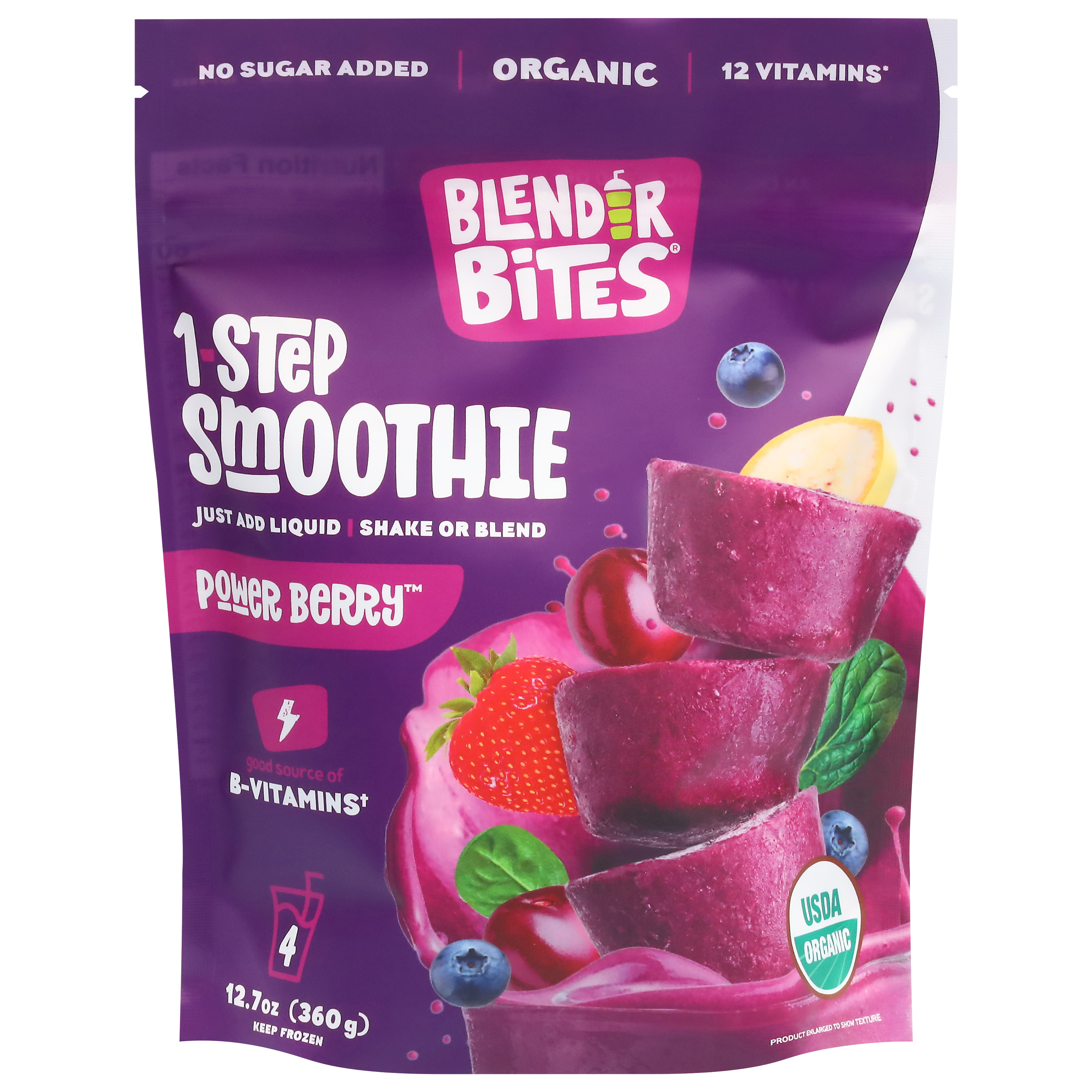 Blender Bites 1-Step Power Berry Smoothie