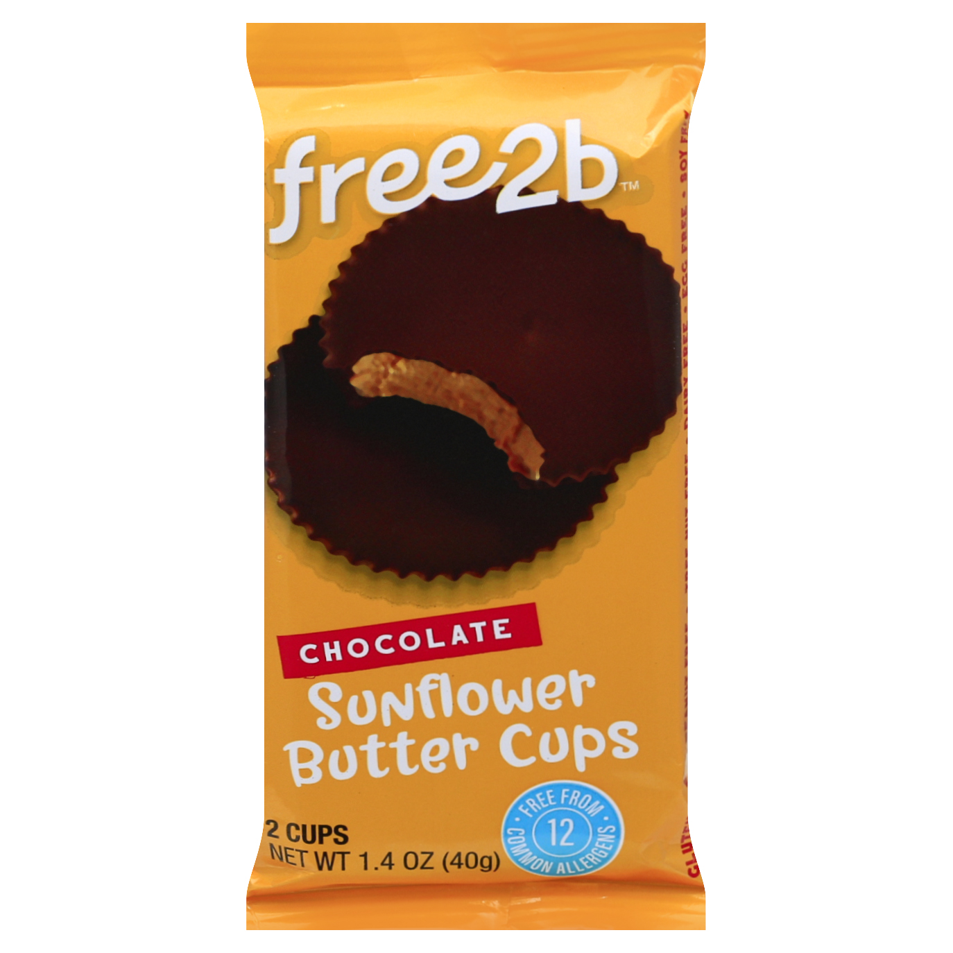 free2b Chocolate Sunflower Butter Cups