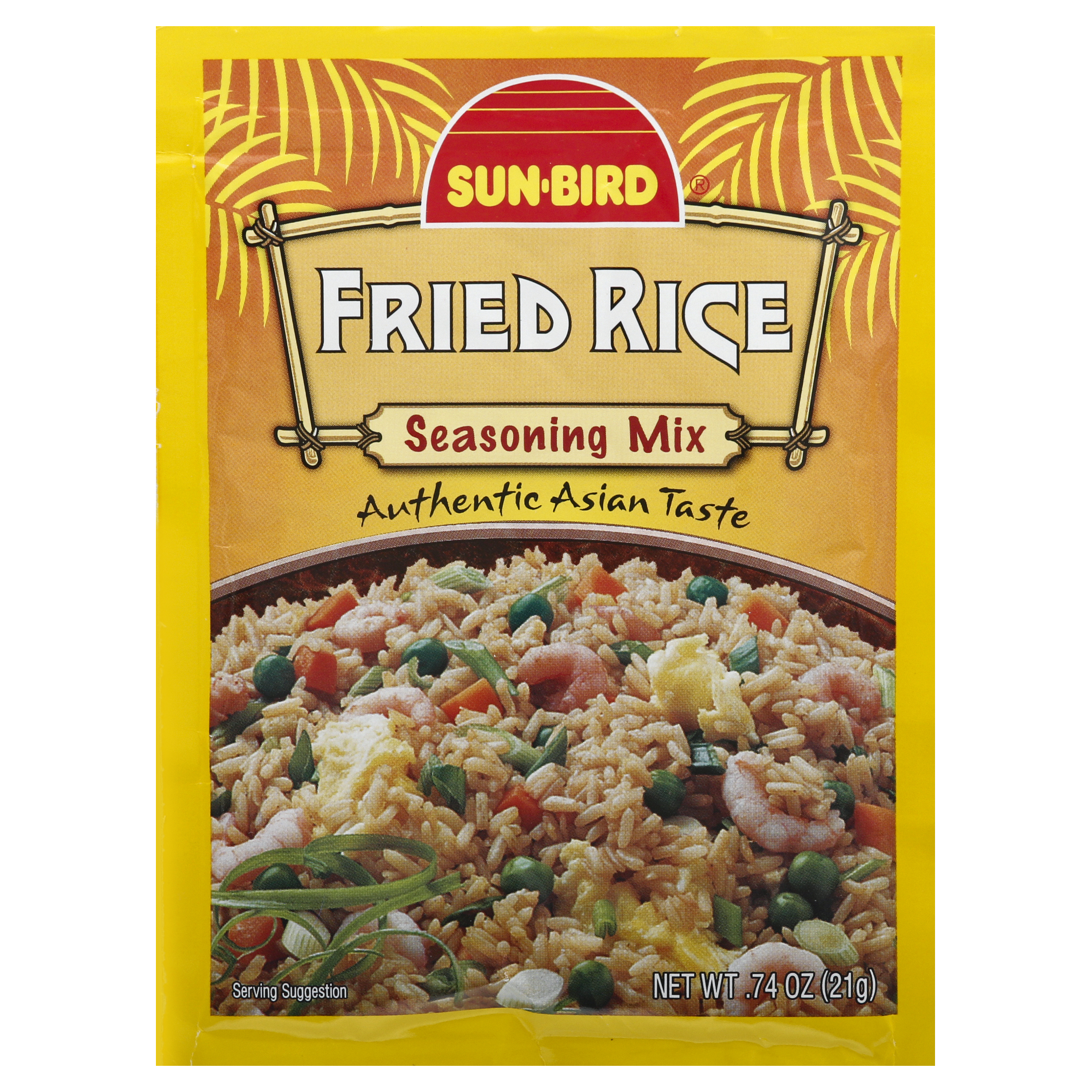 Sun Bird Fried Rice Seasoning Mix 0.74 oz Envelope