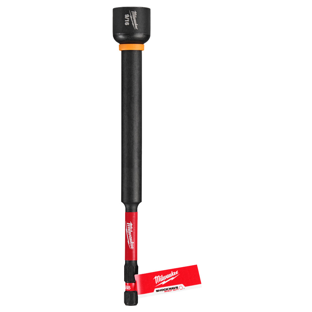 SHOCKWAVE Impact Duty 9/16" x 6" Magnetic Nut Driver BULK 10