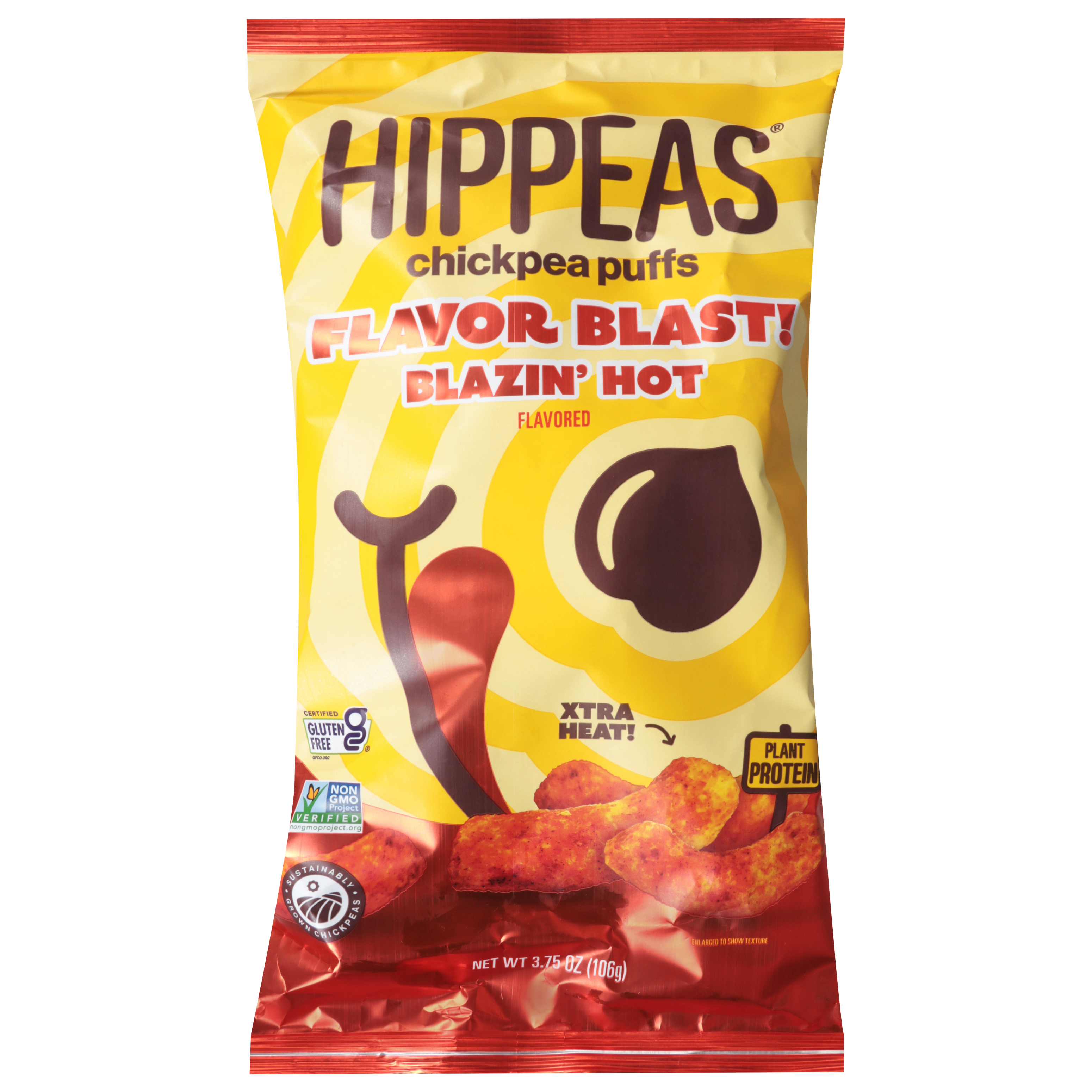 Hippeas Blazin' Hot Flavored Chickpea Puffs