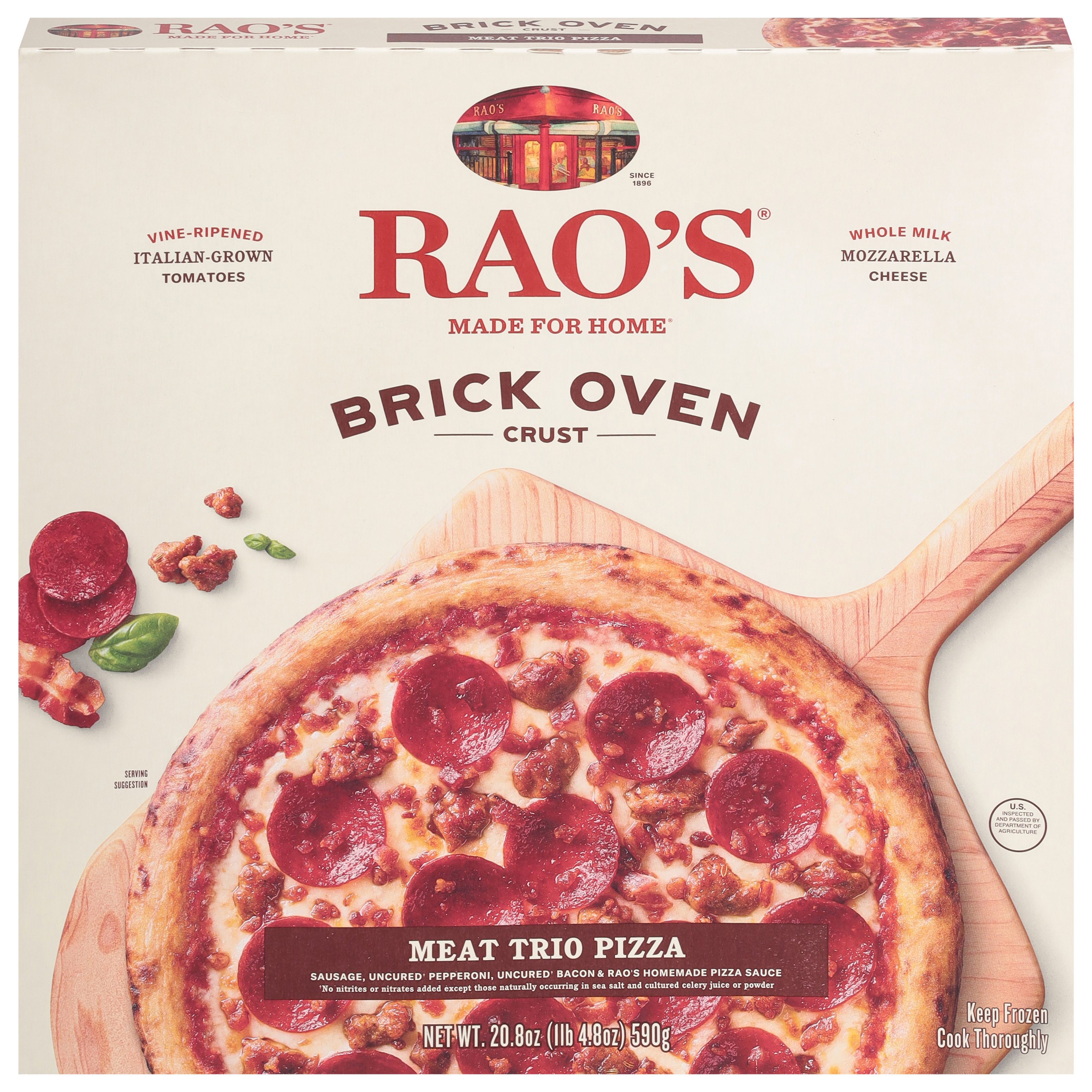 Rao's Made for Home Brick Oven Crust Meat Trio Pizza