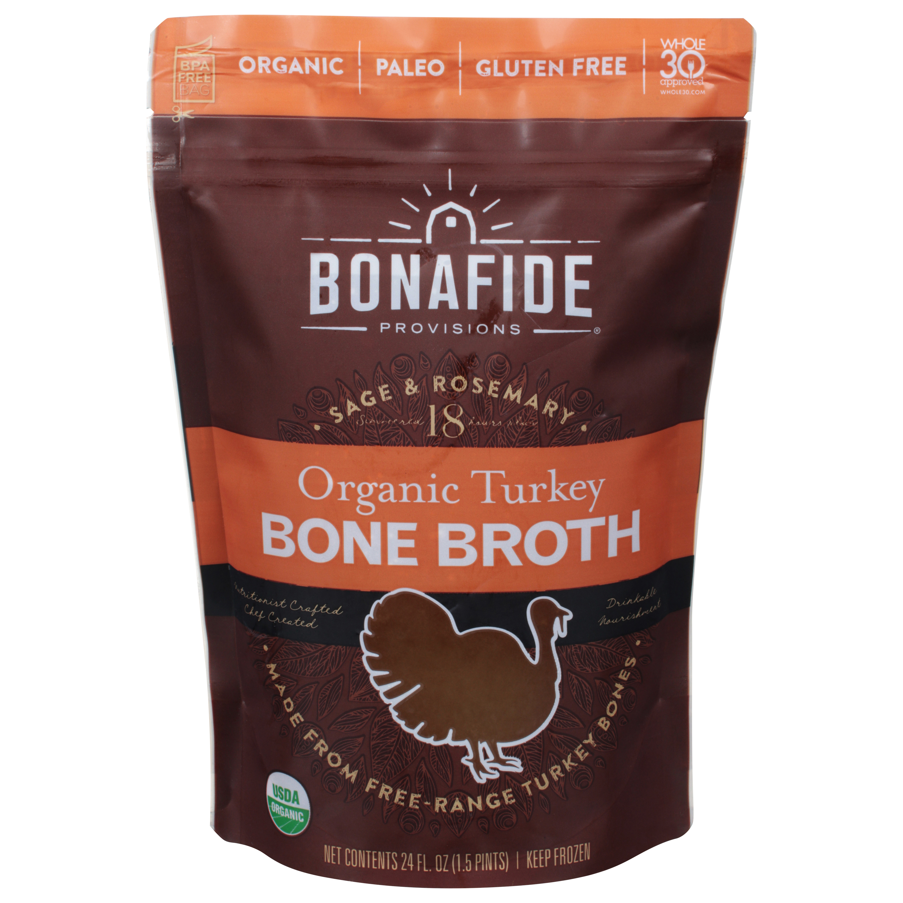 Bonafide Provisions Organic Turkey Bone Broth