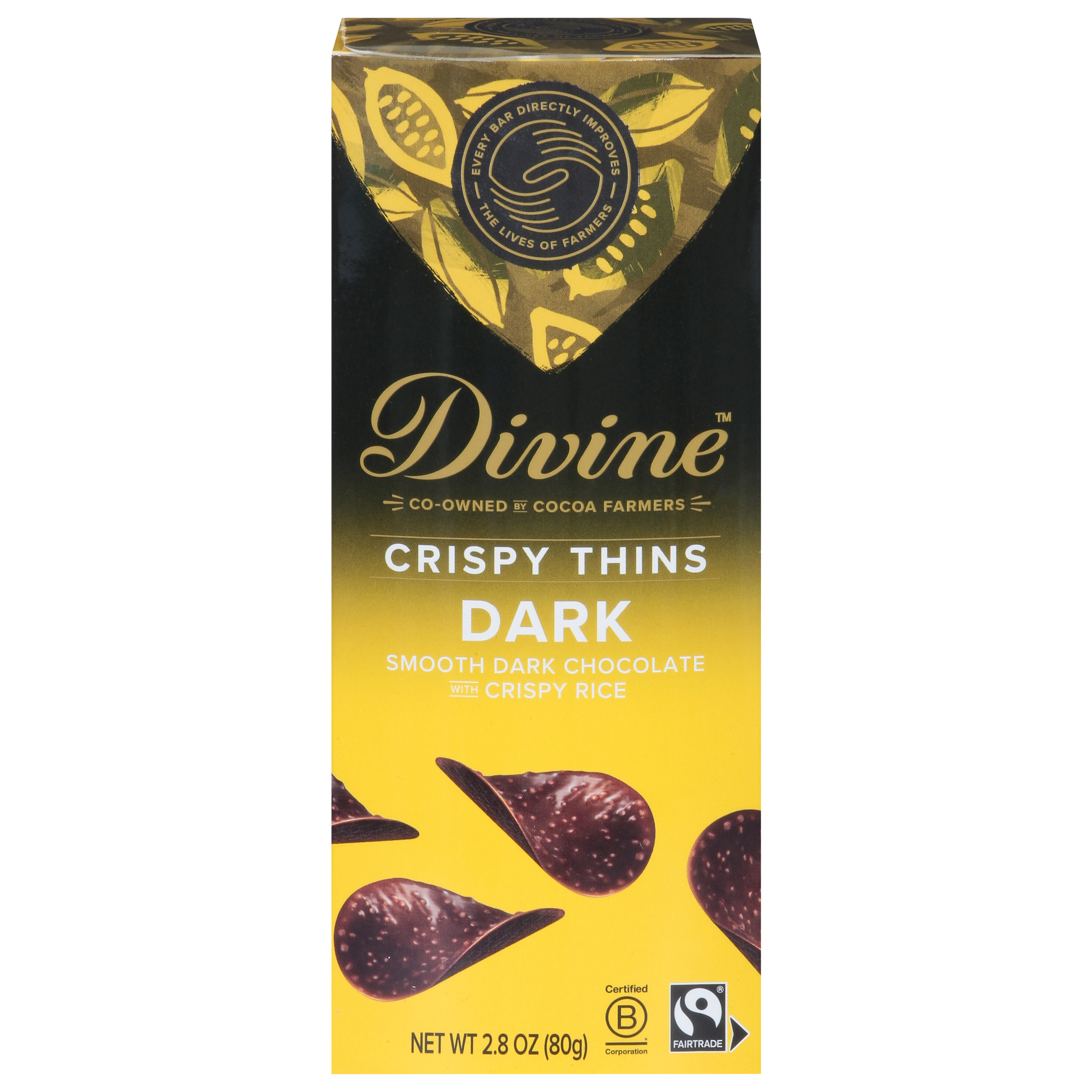 Divine Dark Crispy Thins