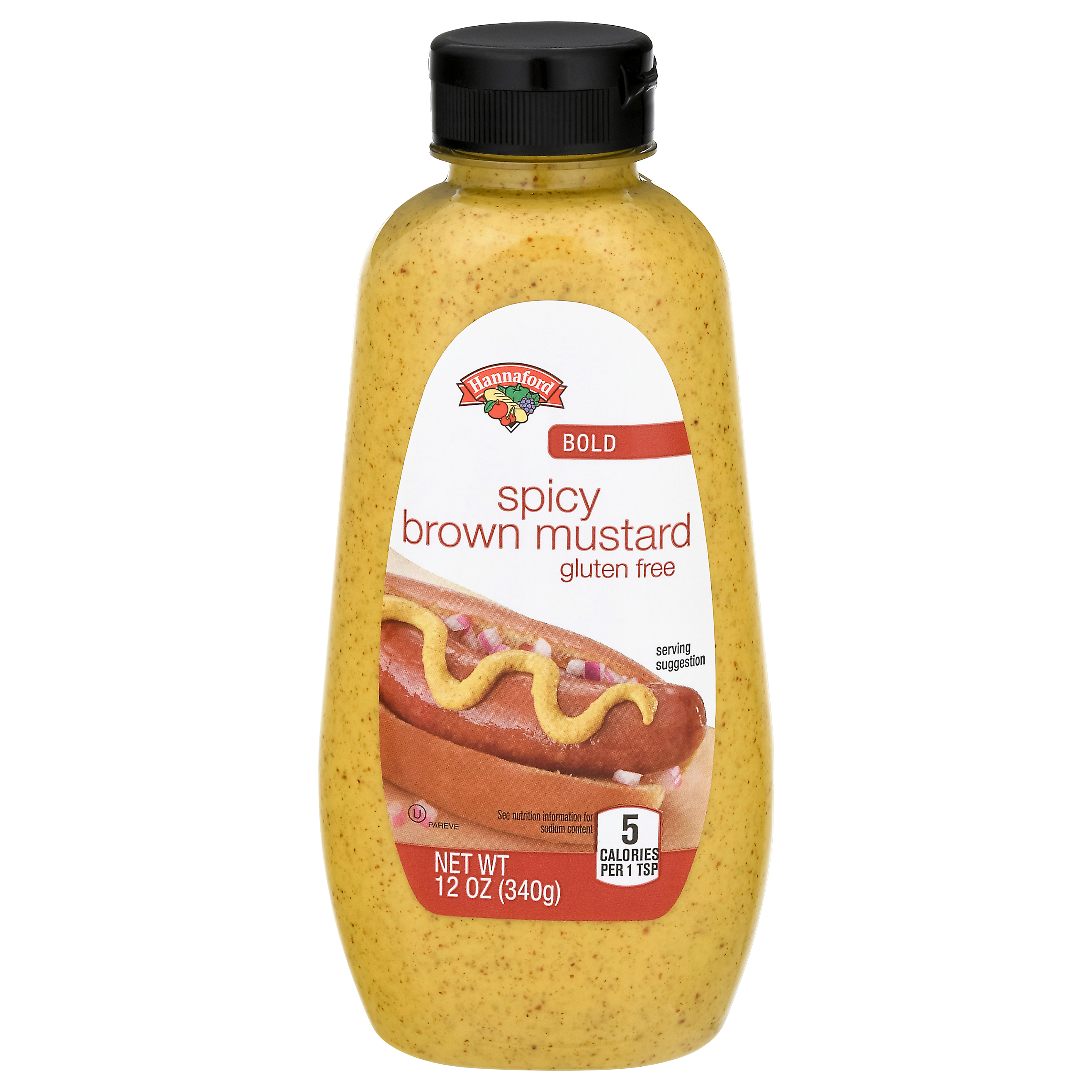 Hannaford Bold Spicy Brown Gluten Free Mustard 12 oz