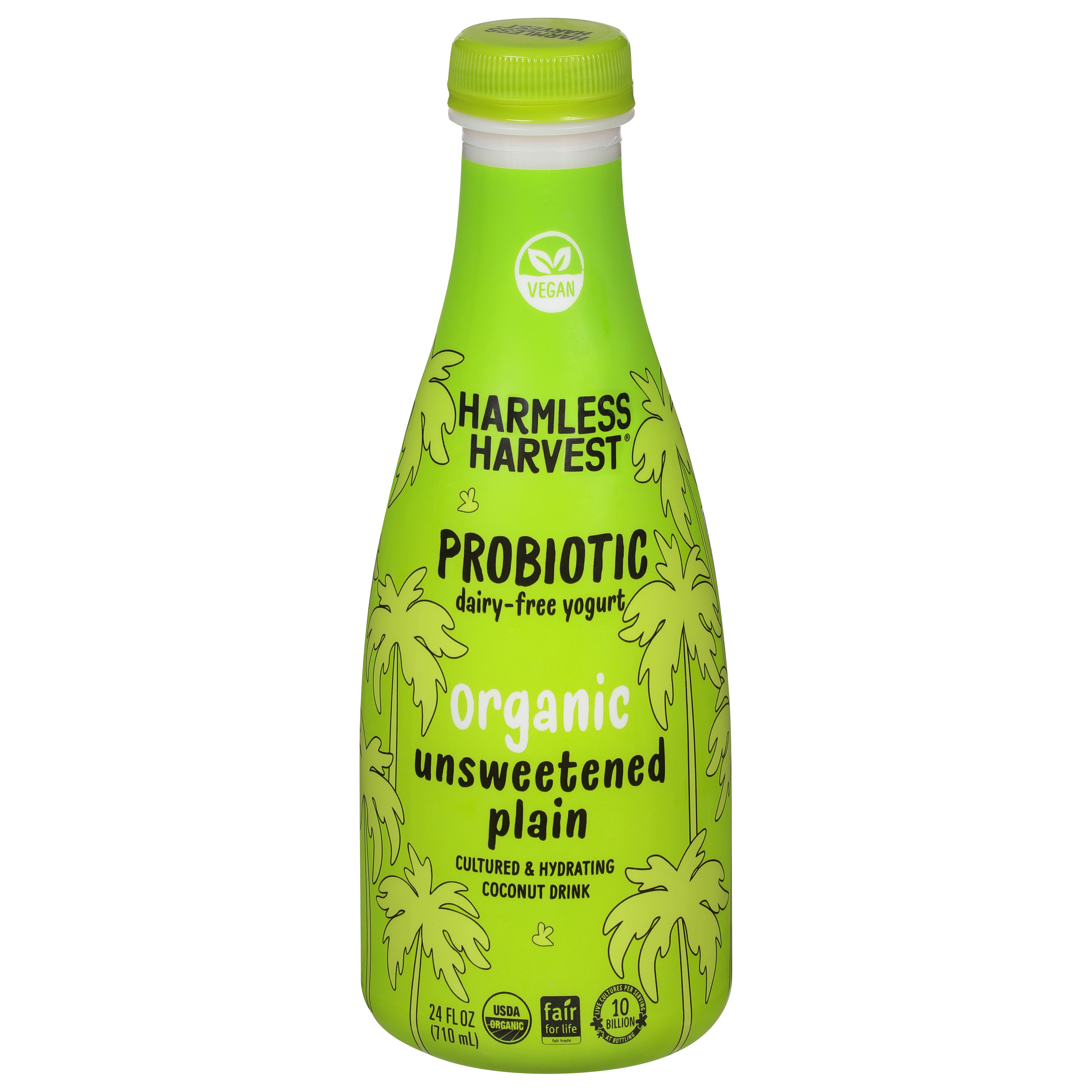 Harmless Harvest Probiotic Dairy-Free Unsweetened Plain Yogurt Drink