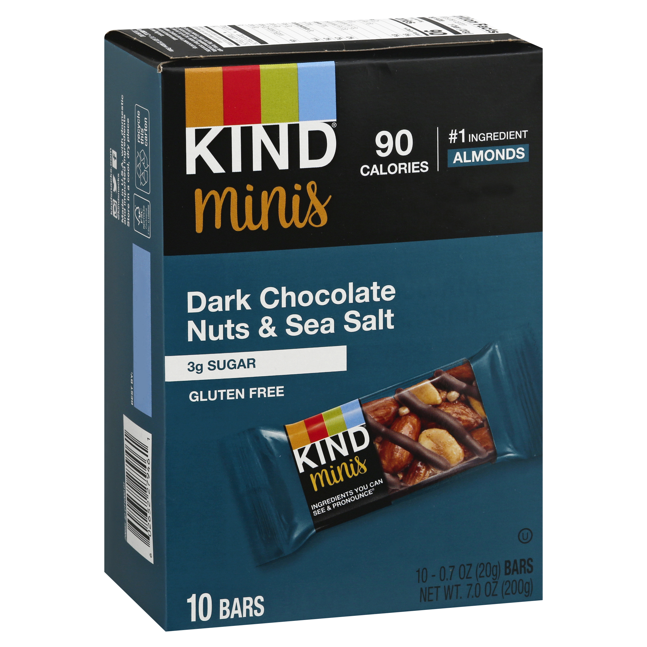 KIND Minis Dark Chocolate Nuts & Sea Salt Bars