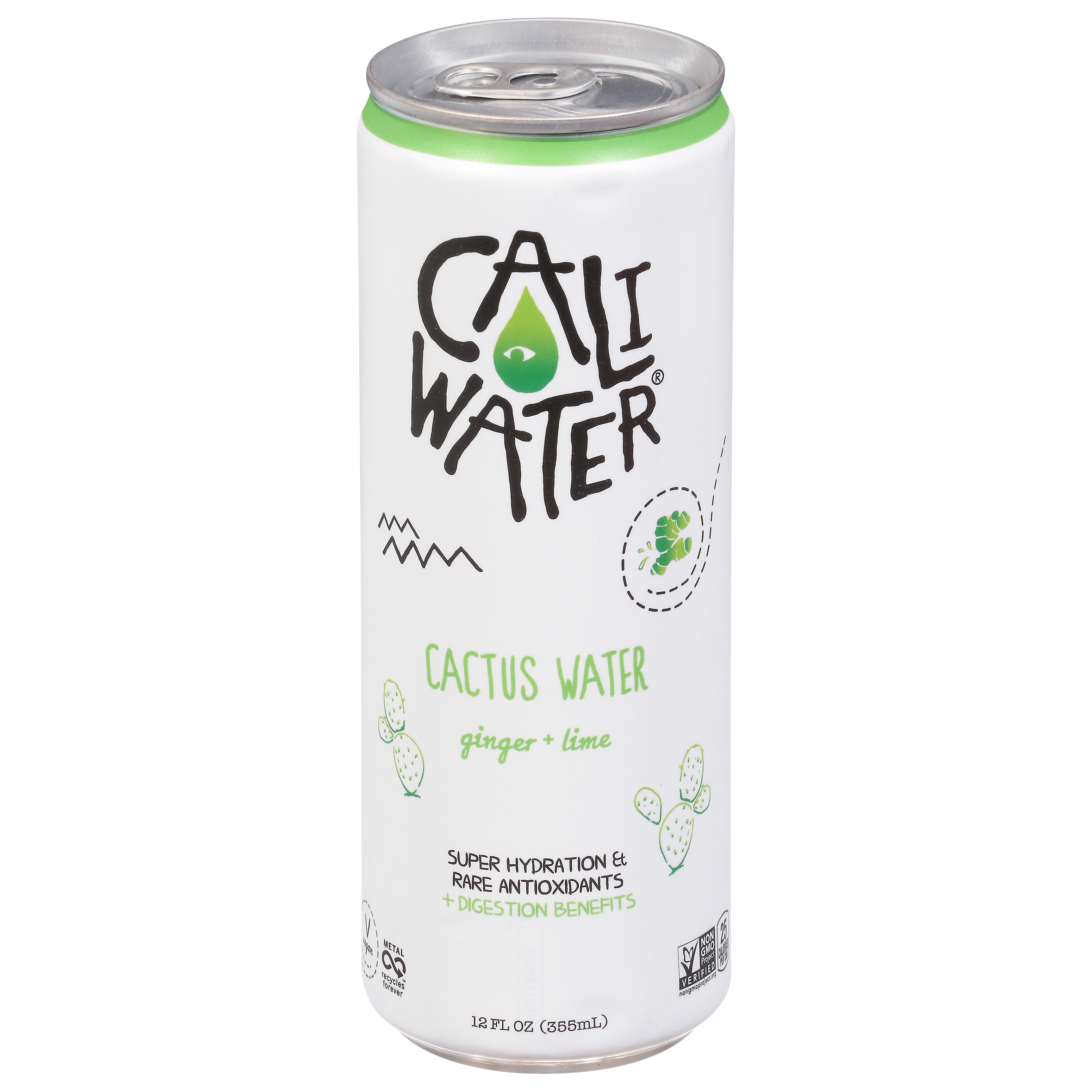 Caliwater Ginger + Lime Cactus Water