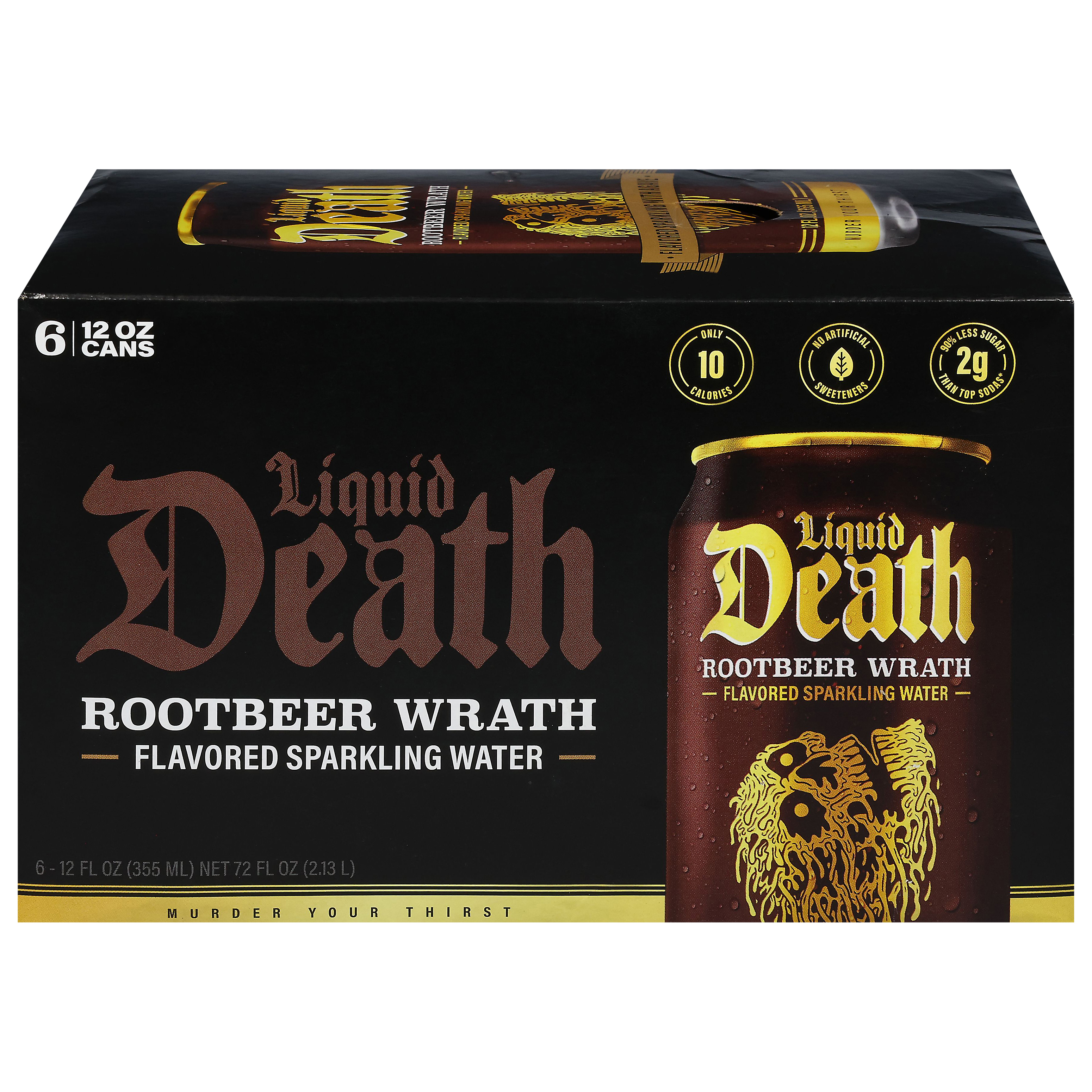 Liquid Death Rootbeer Wrath Flavored Sparkling Water