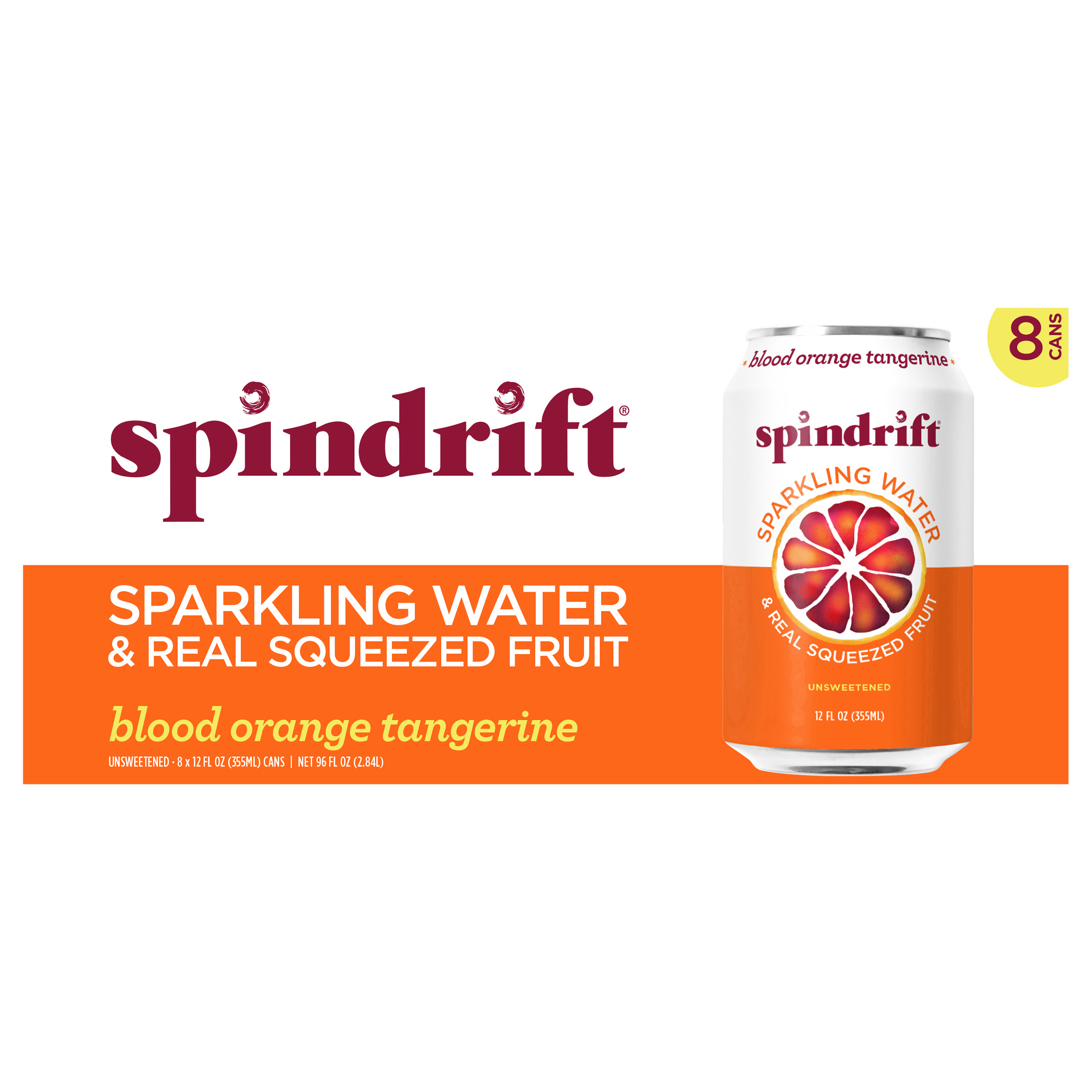 12oz. Blood Orange Tangerine Sparkling Water