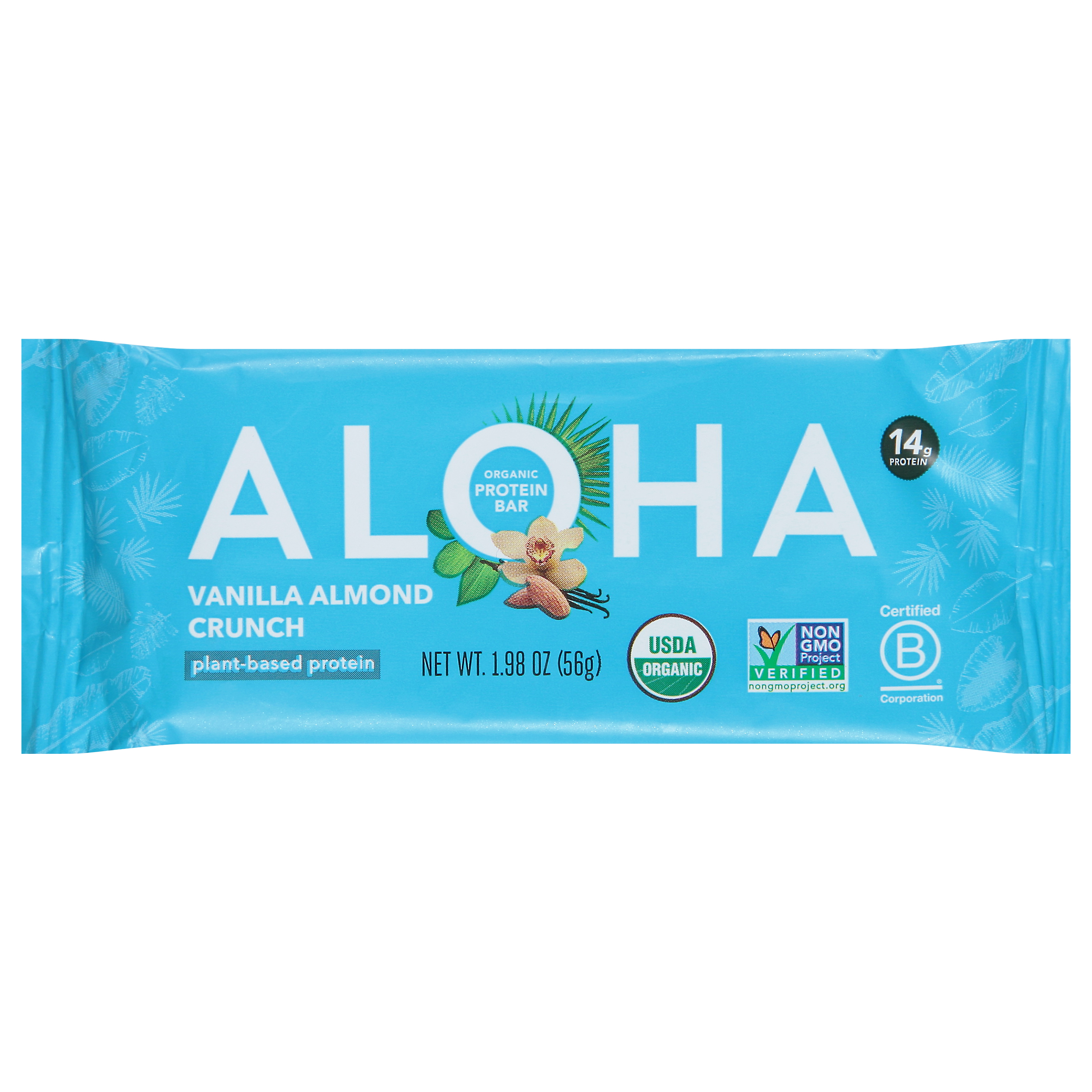 Aloha Organic Vanilla Almond Crunch Protein Bar