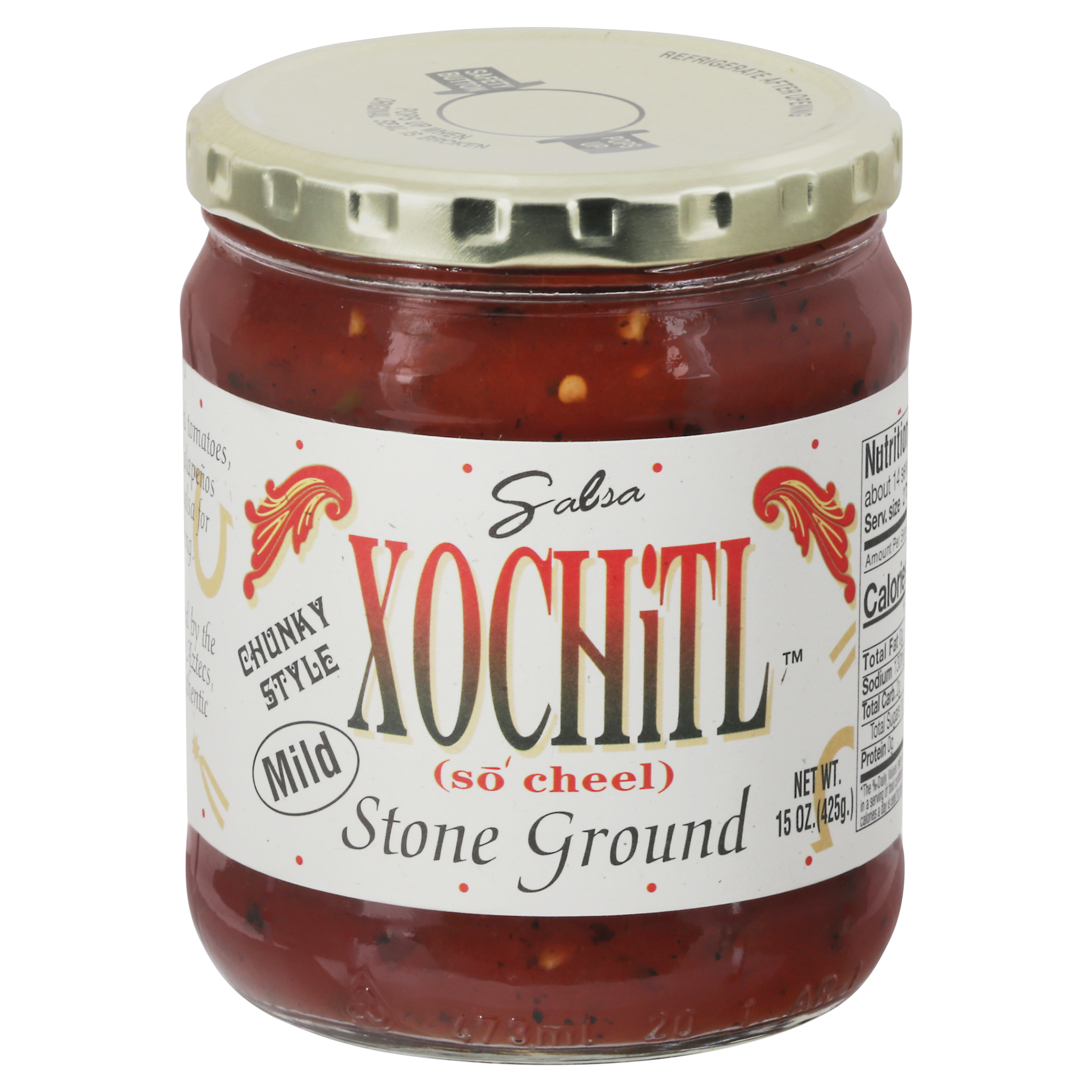 Xochitl Mild Chunky Style Stone Ground Salsa