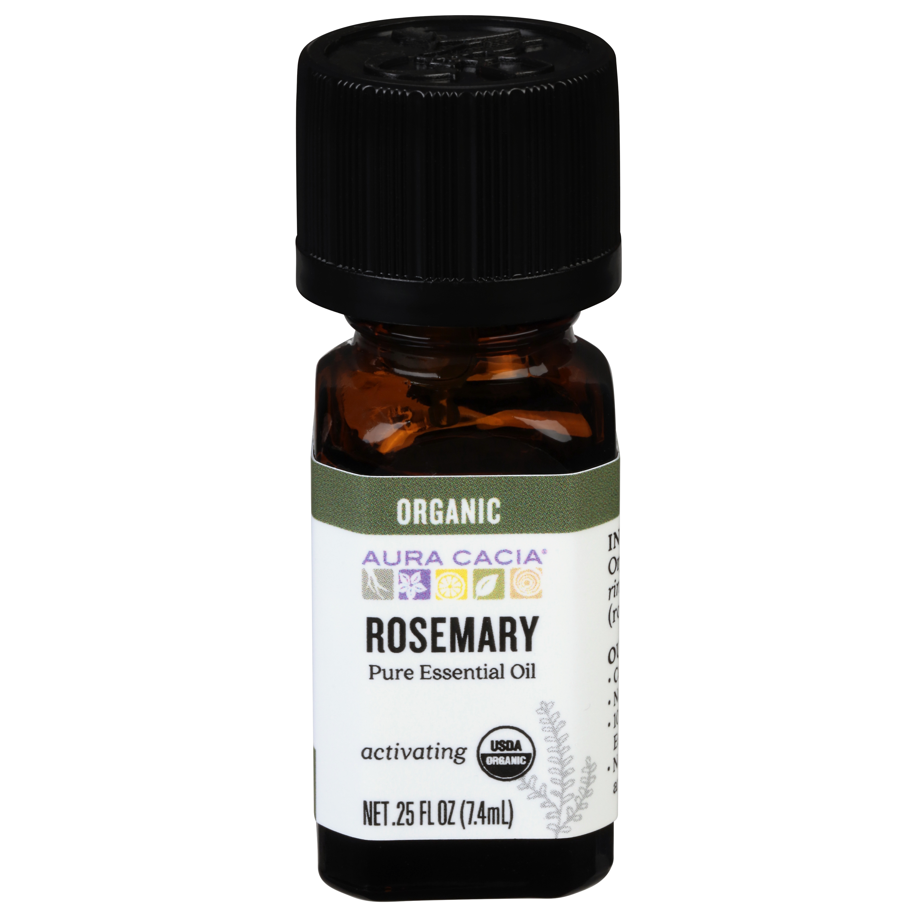 Aura Cacia Organic Activating Rosemary Pure Essential Oil