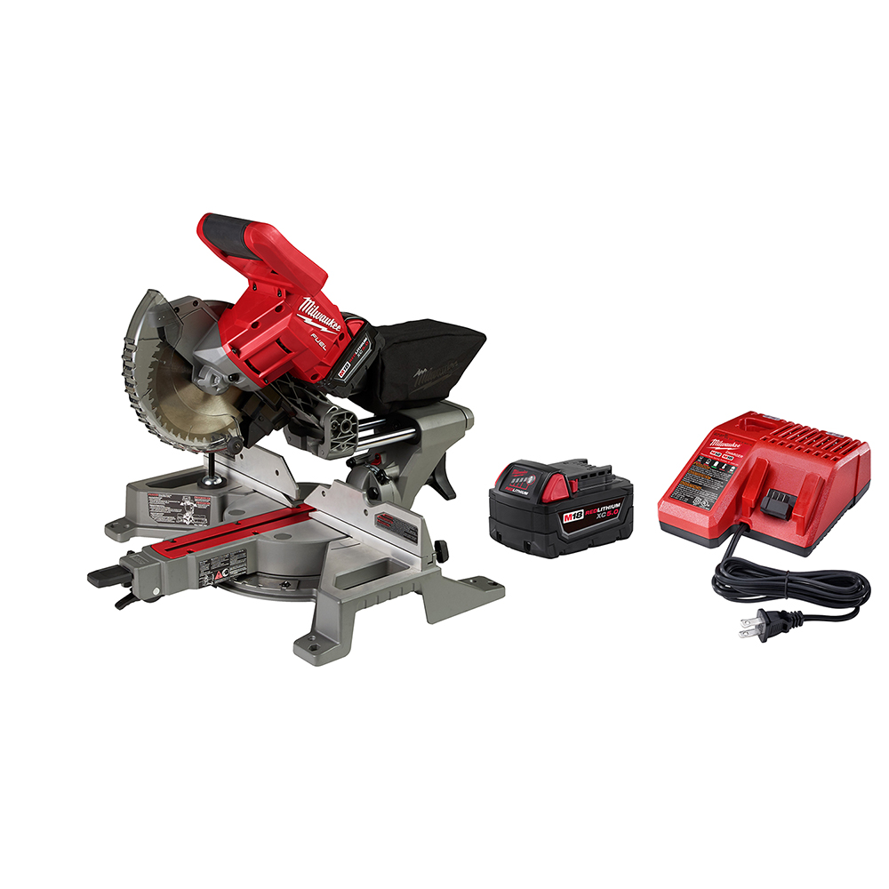 M18 FUEL 7-1/4 in. Dual Bevel Sliding Compound Miter Saw Kit