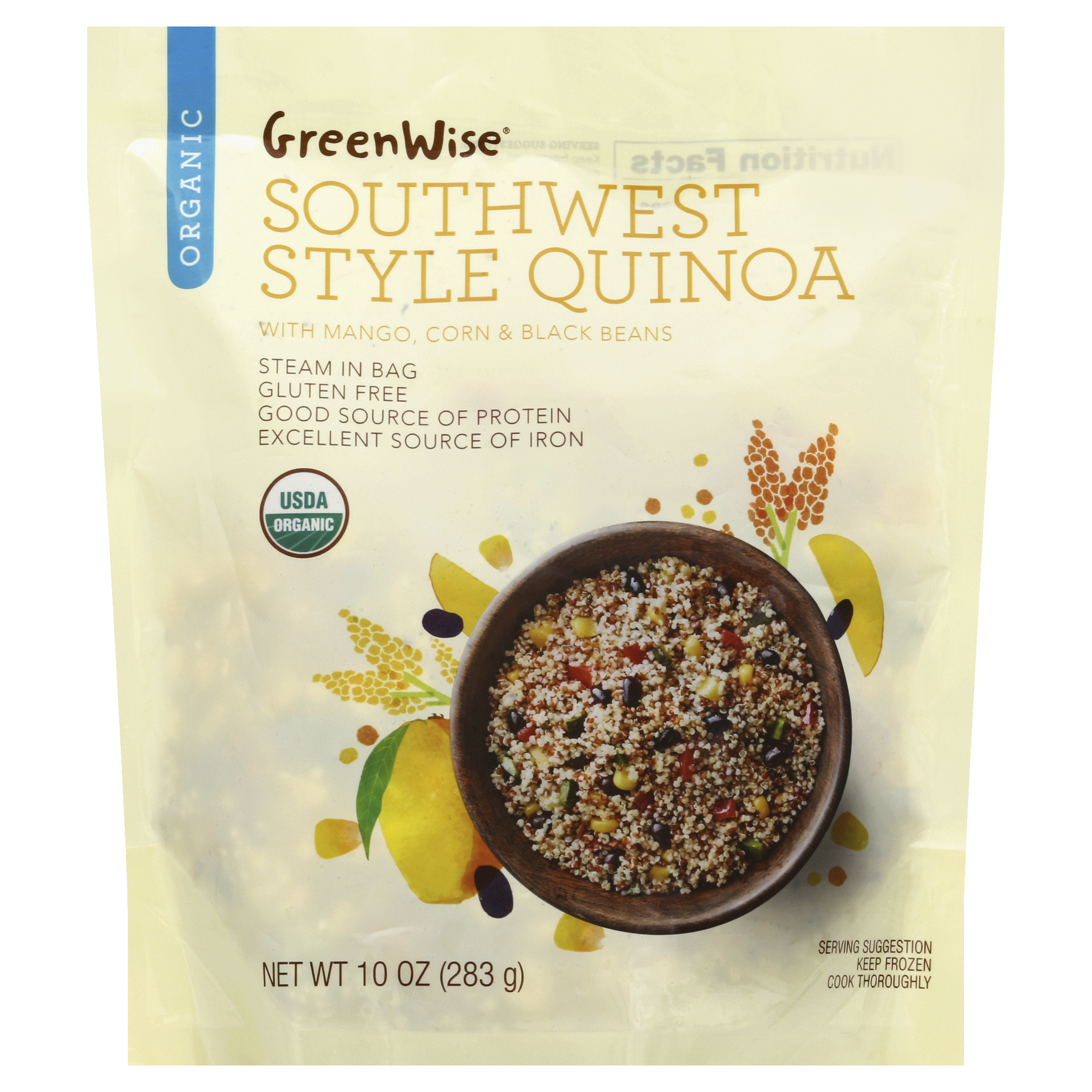GREENWISE Quinoa, Organic, with Mango, Corn & Black Beans, Southwest Style