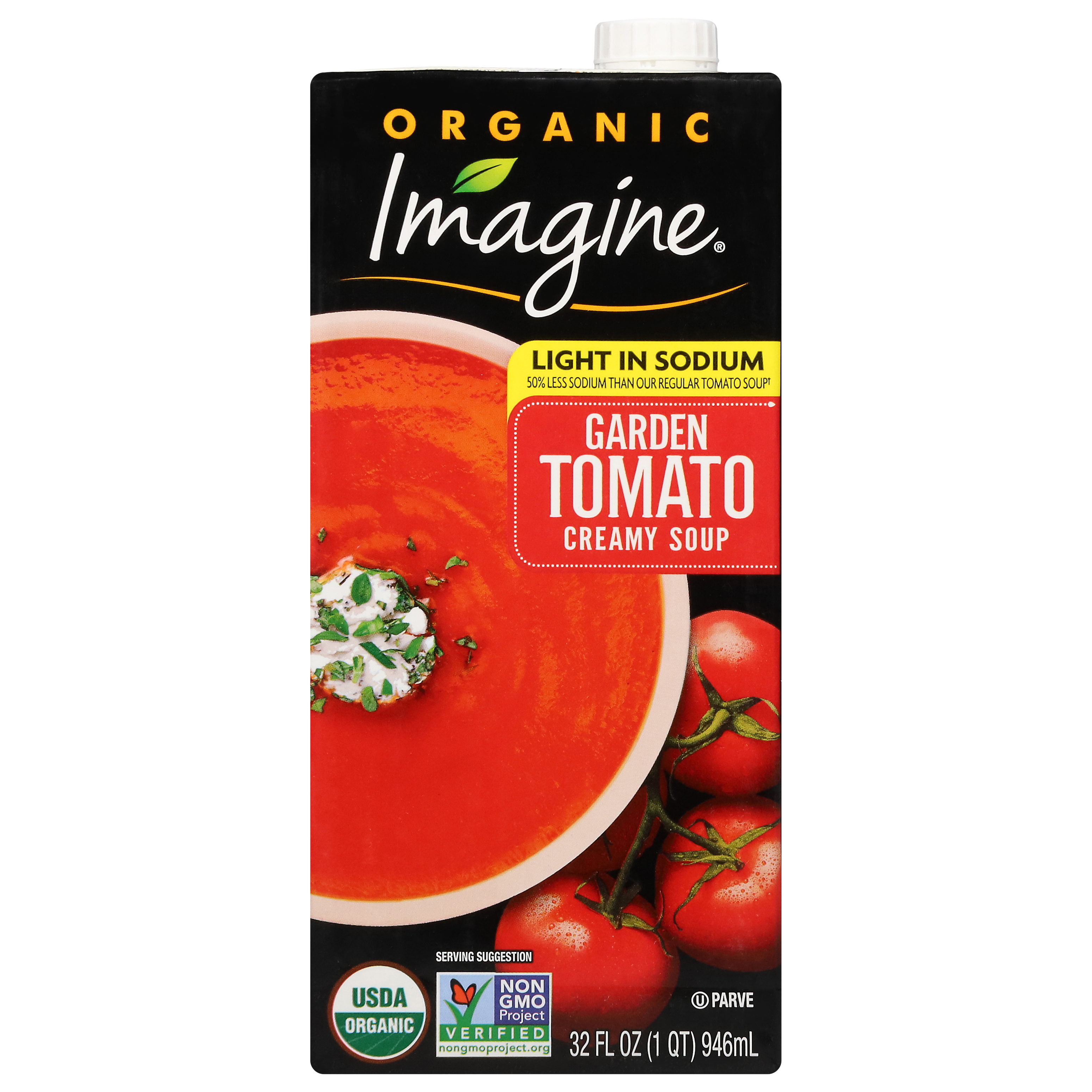 Imagine Light in Sodium Organic Creamy Garden Tomato Soup