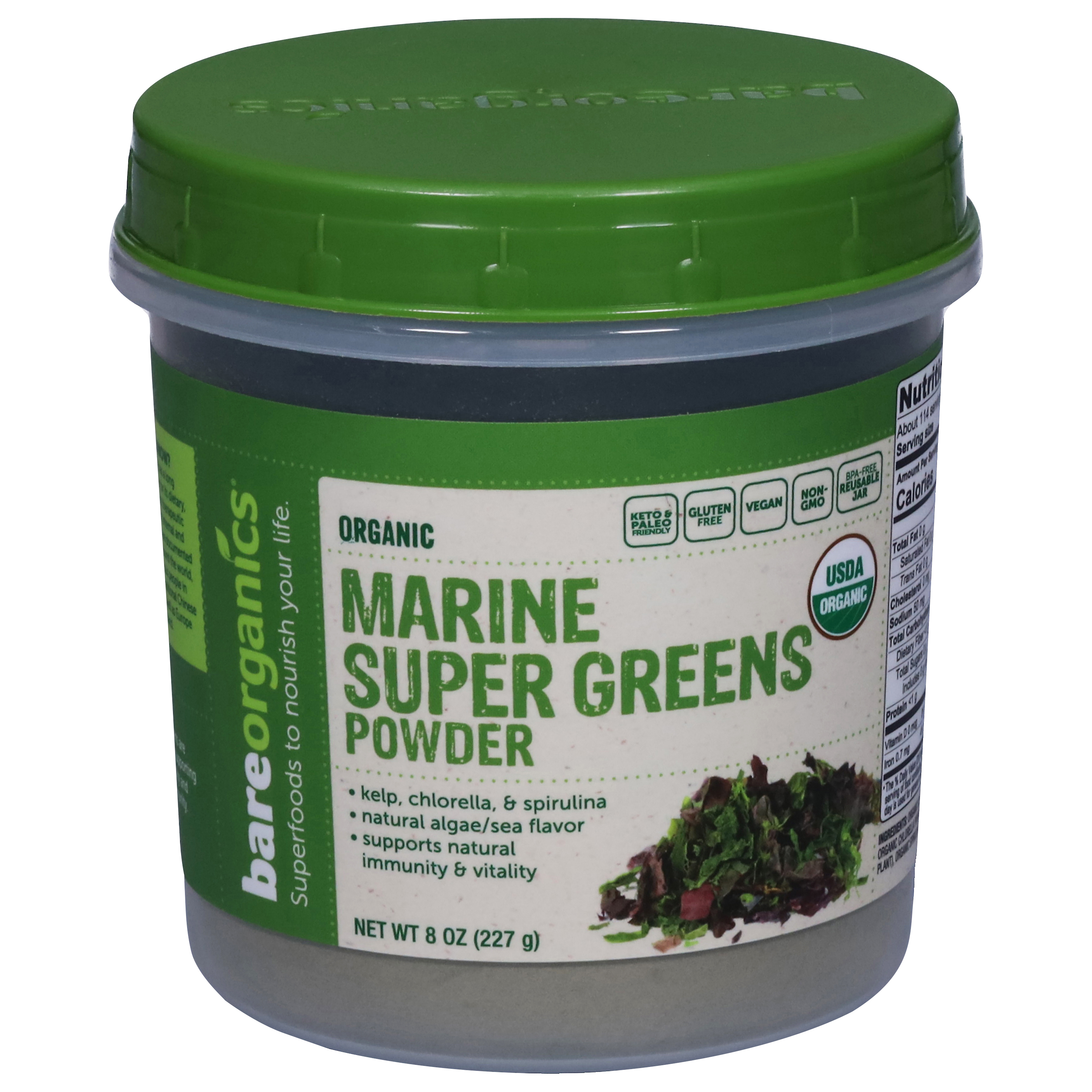 Bare Organics Marine Super Greens Blend