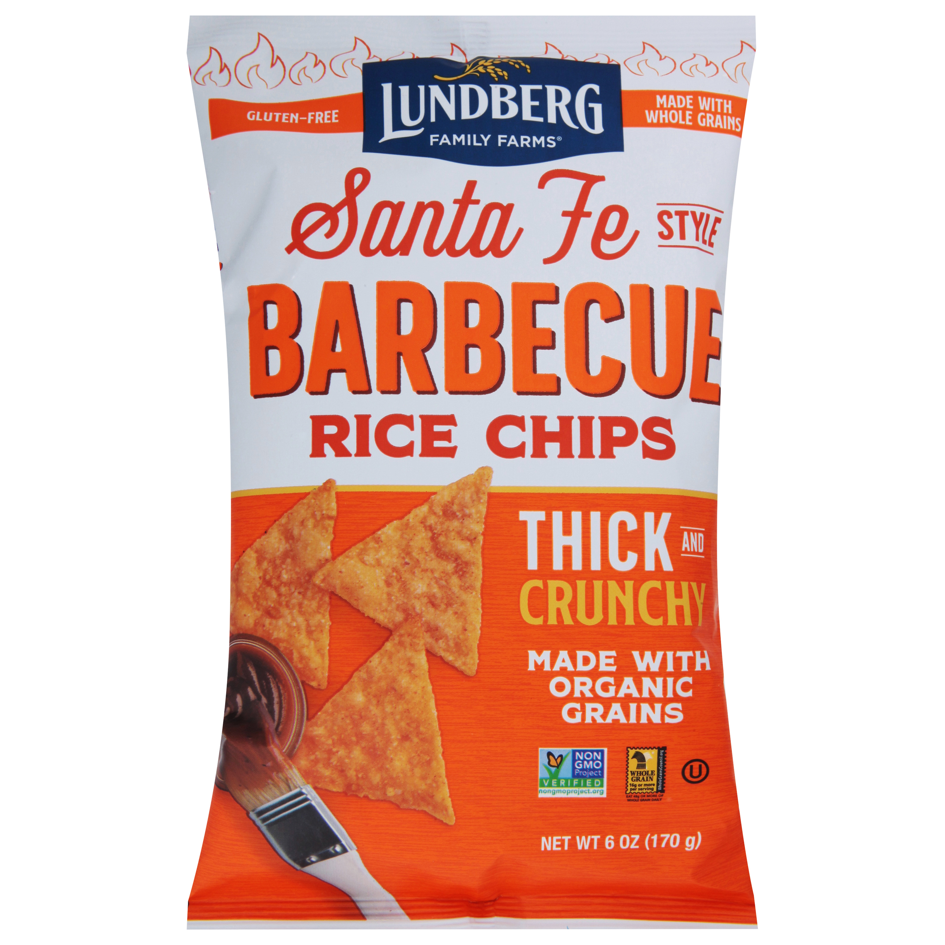 Lundberg Family Farms Santa Fe Style Barbecue Rice Chips
