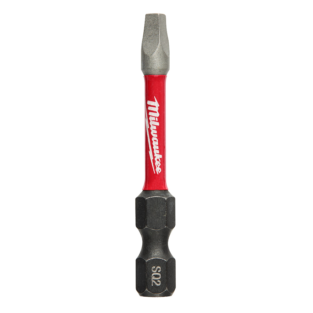 SHOCKWAVE 2" Impact Square Recess #2 Power Bits (Bulk 25)
