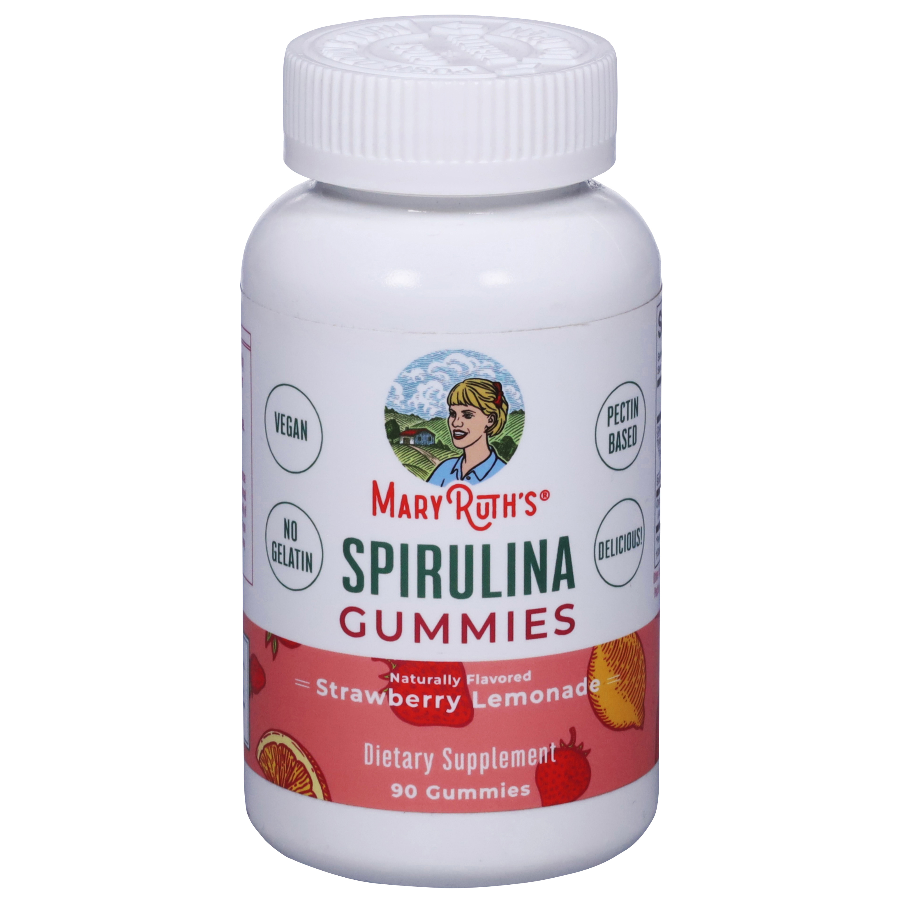 MaryRuth's Strawberry Lemonade Spirulina 90 Gummies