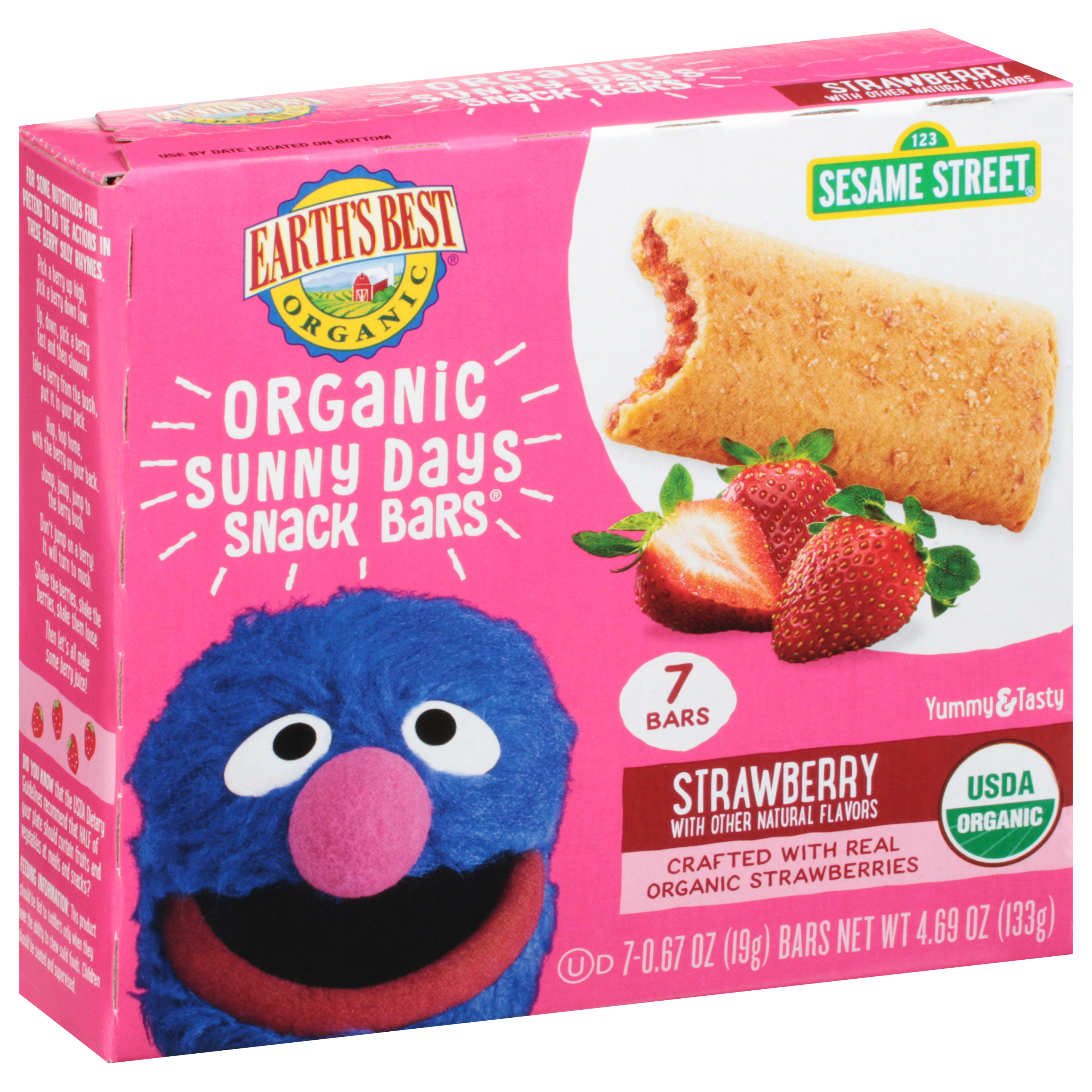 Earth's Best Organic Sunny Days Strawberry Snack Bars